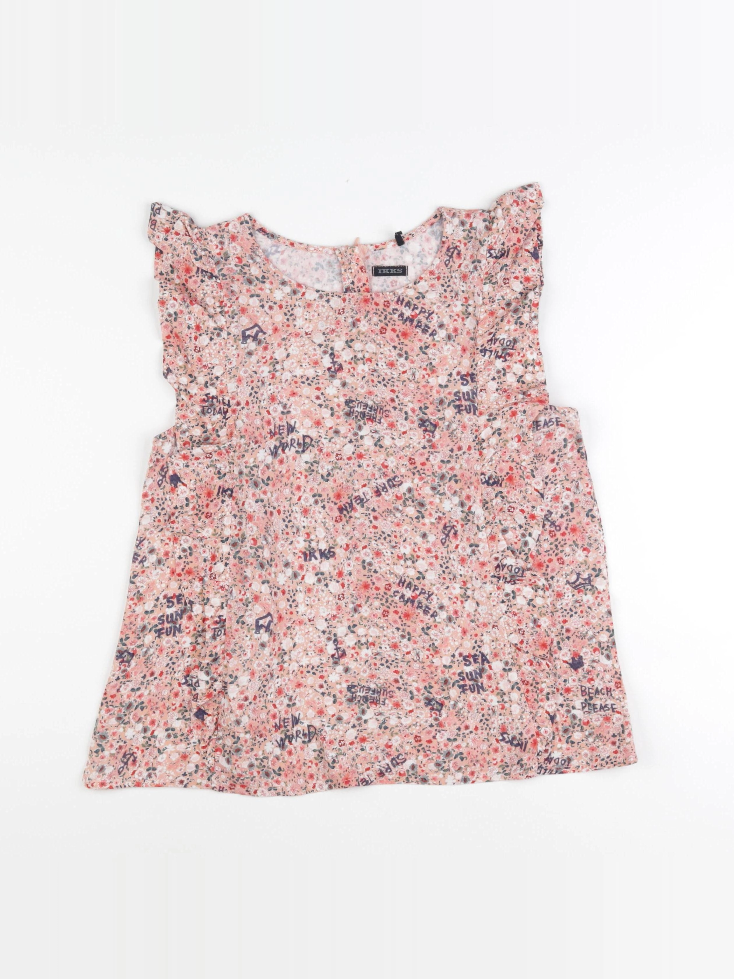 IKKS - blouse rose - 12 ans