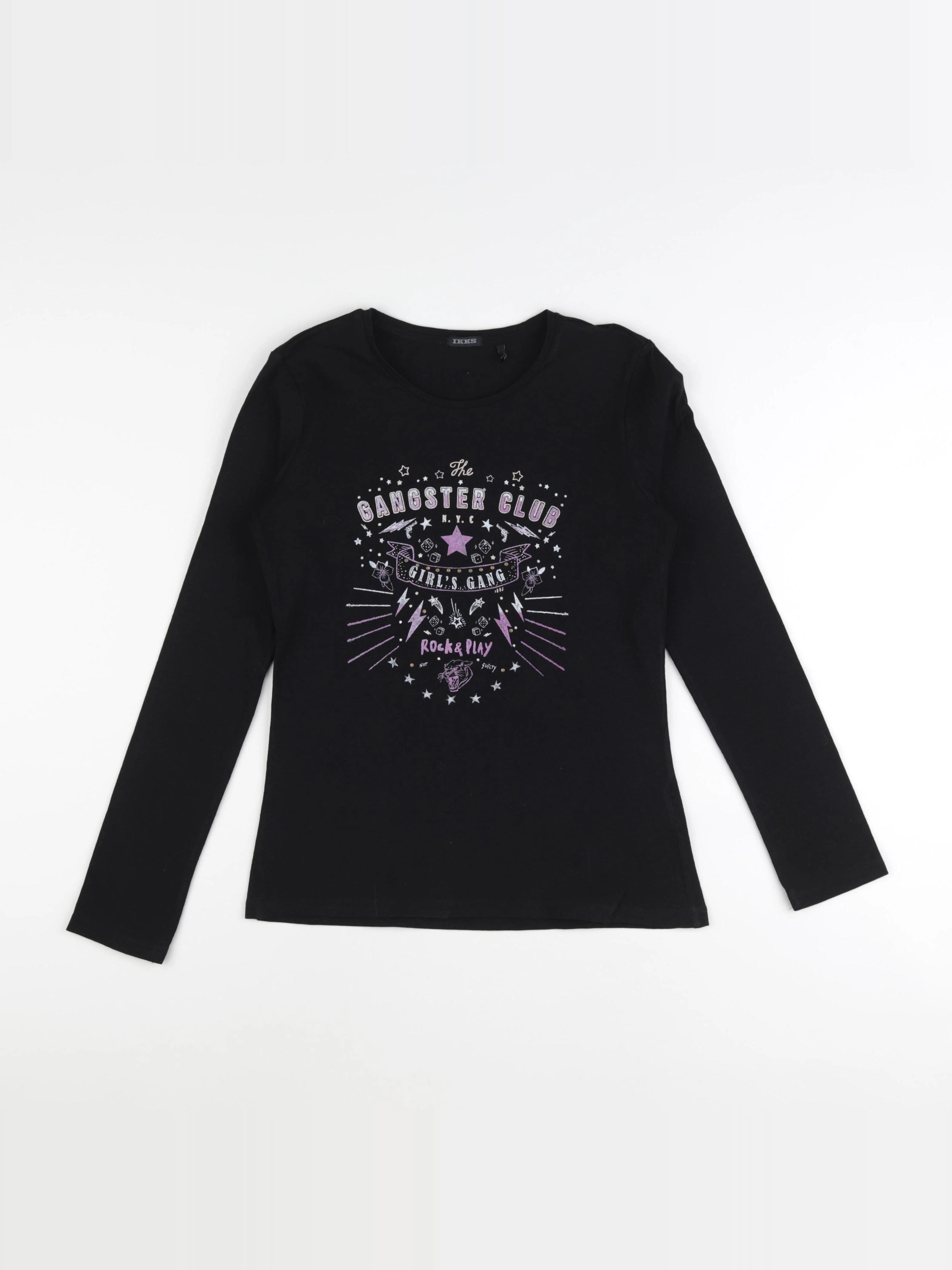 IKKS - tee-shirt noir - 12 ans