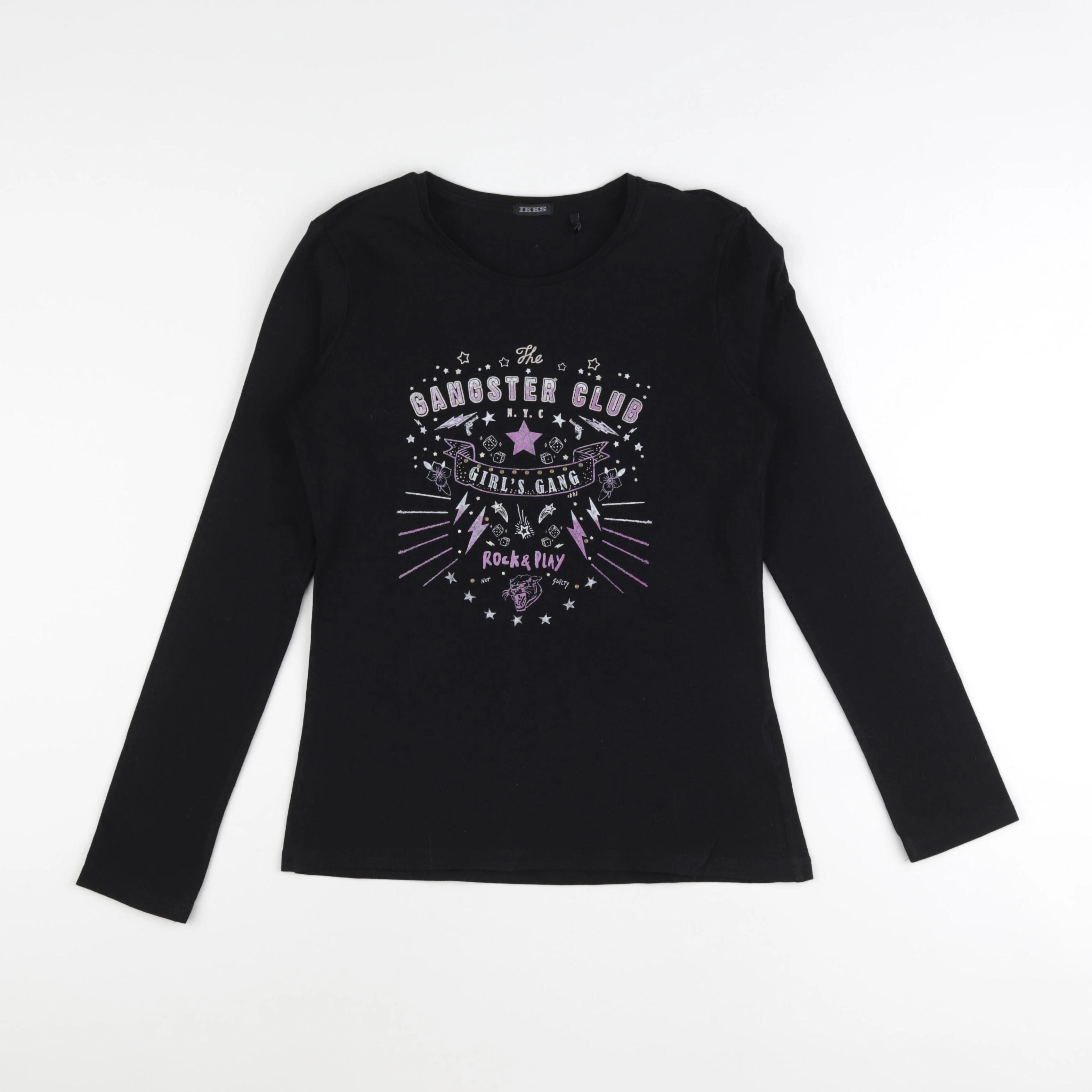 IKKS - tee-shirt noir - 12 ans