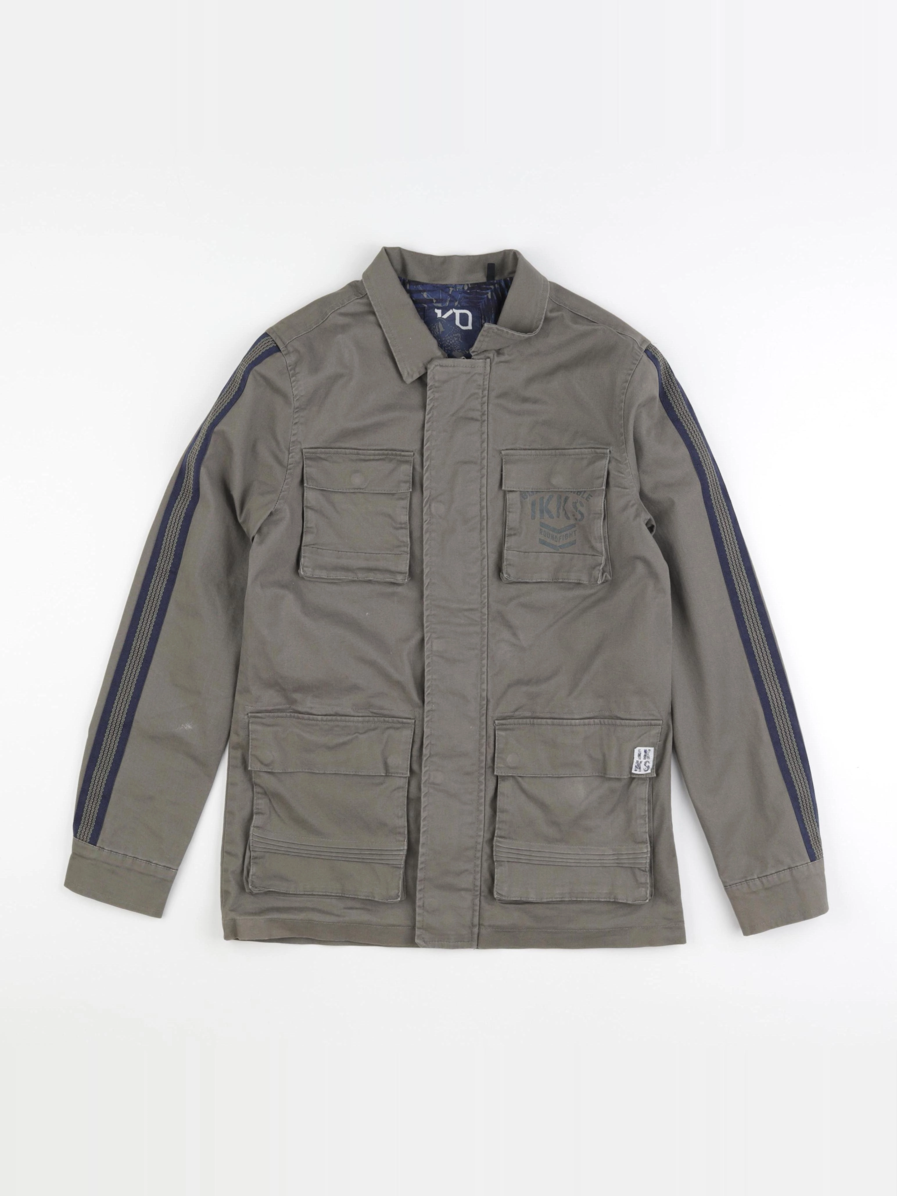 IKKS - veste imprimé au dos vert - 12 ans