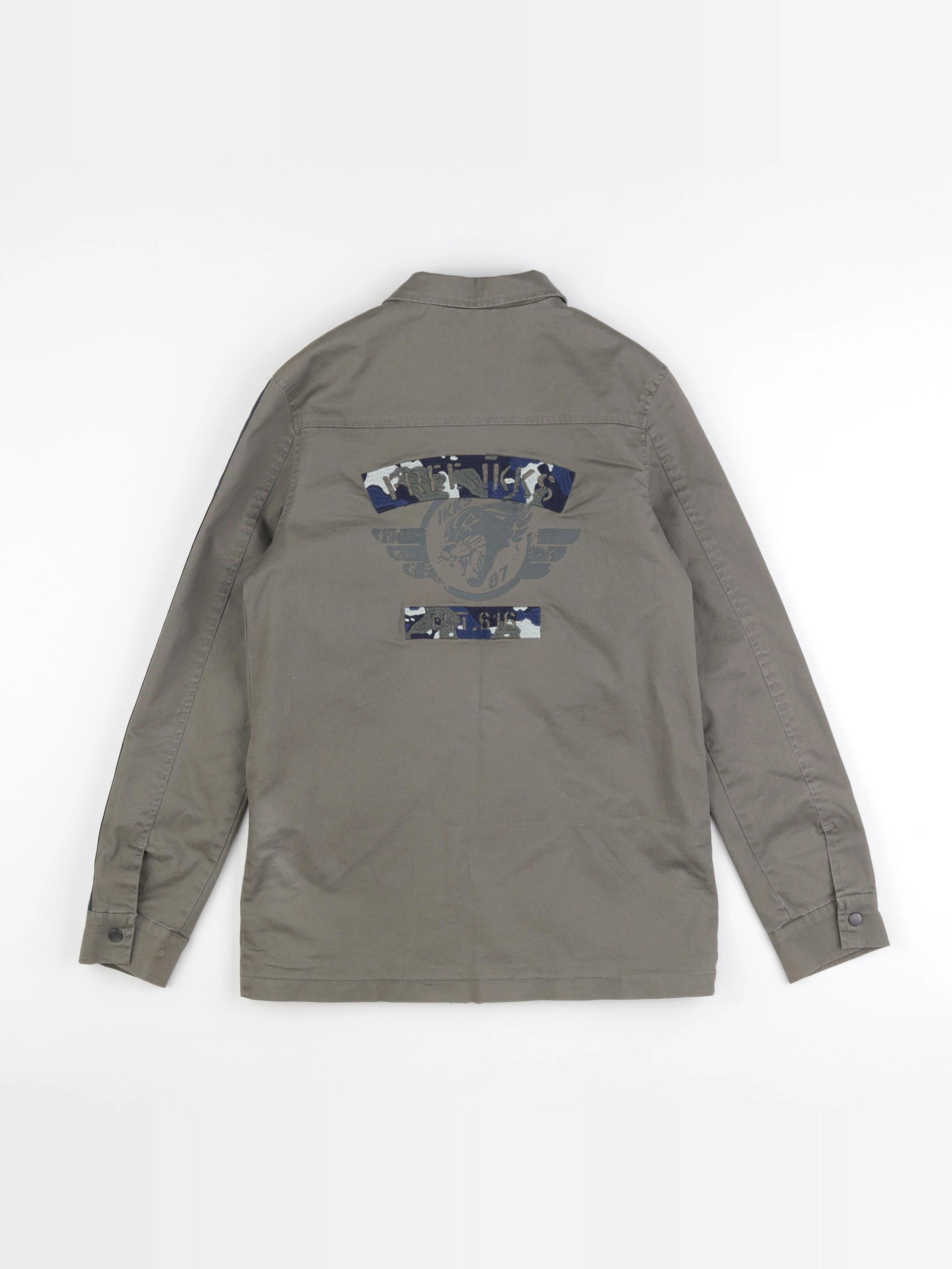 IKKS - veste imprimé au dos vert - 12 ans