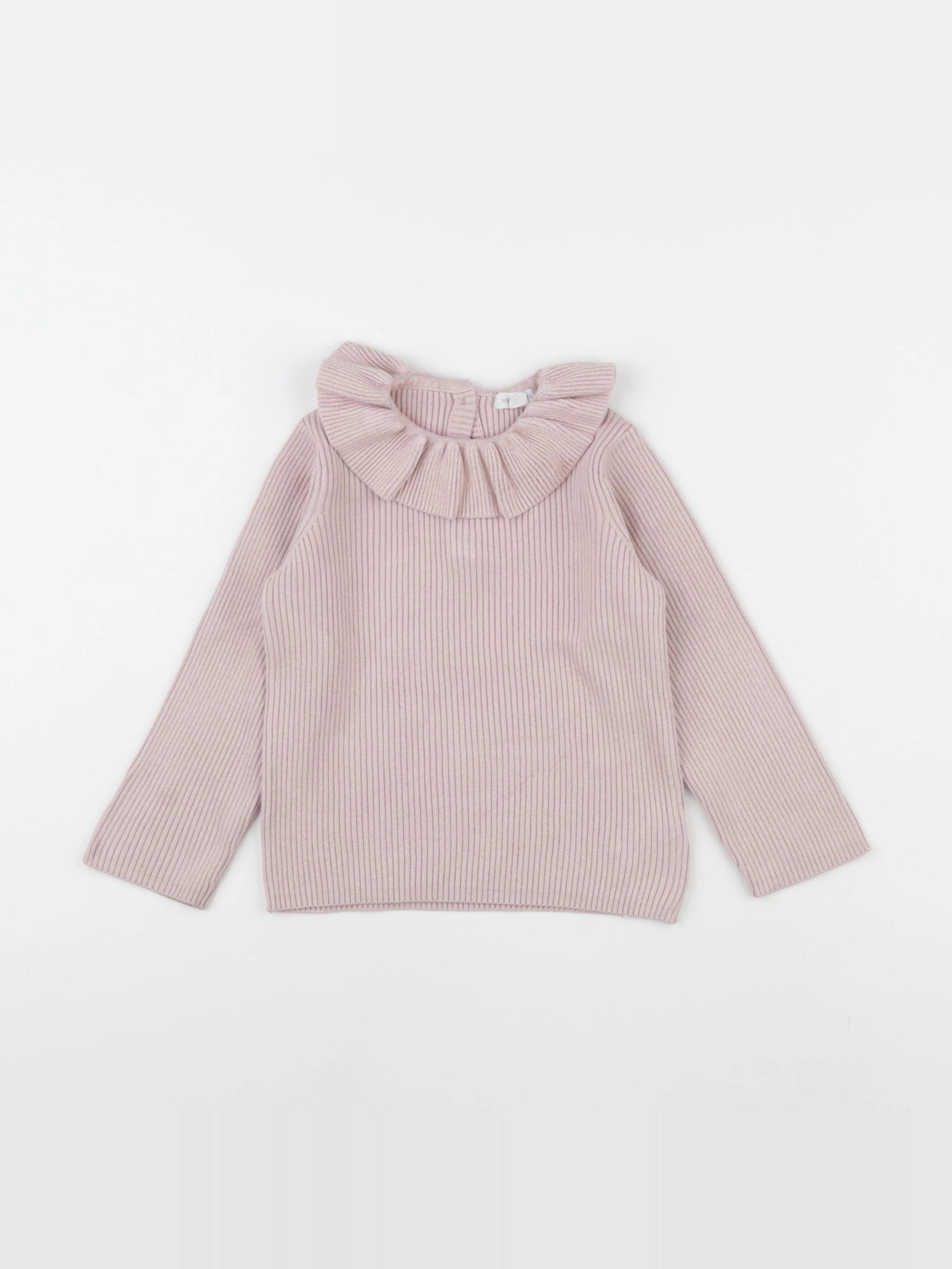 Vertbaudet - pull rose - 36 mois