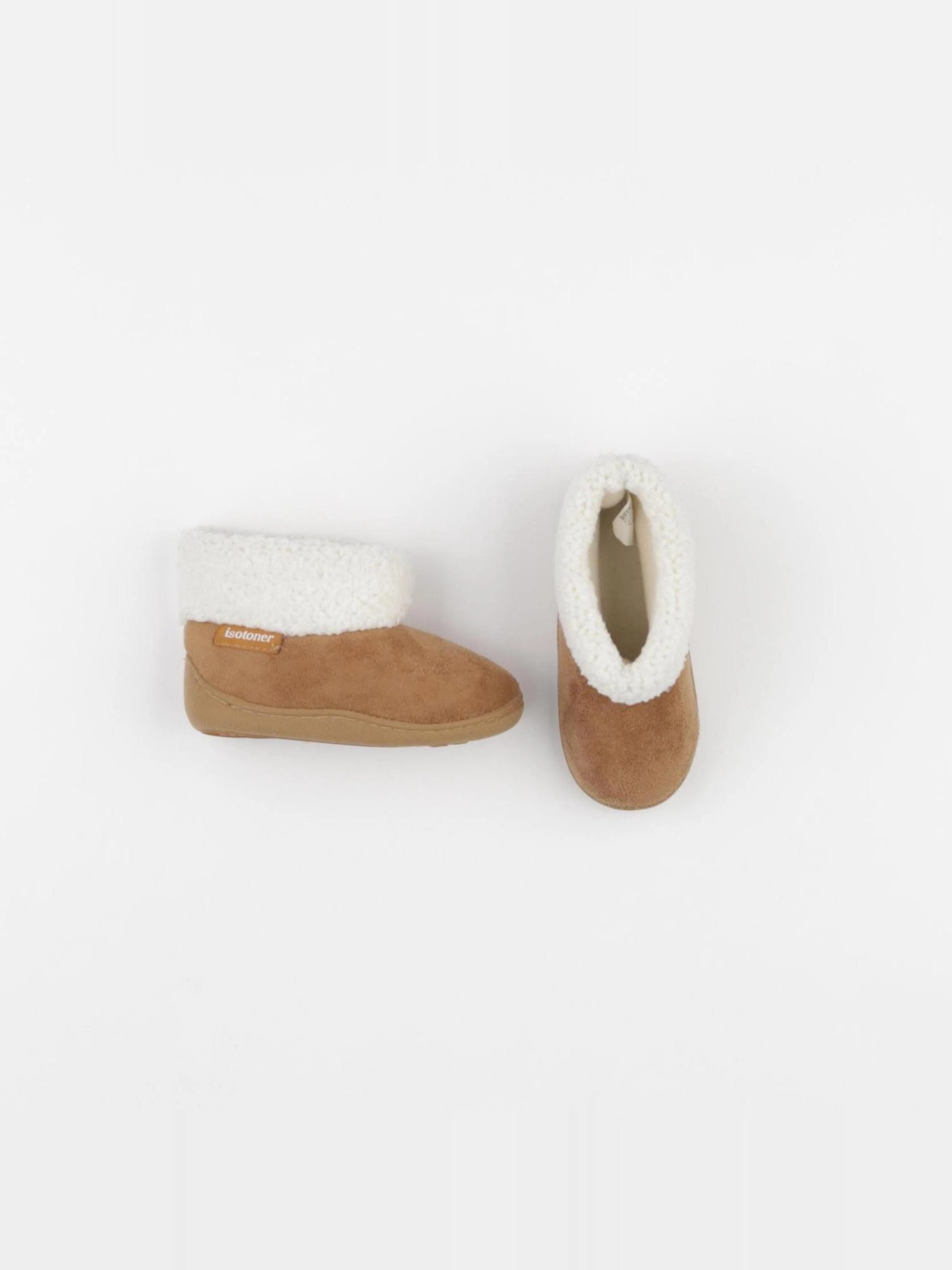Isotoner - chaussons marron - pointure 21