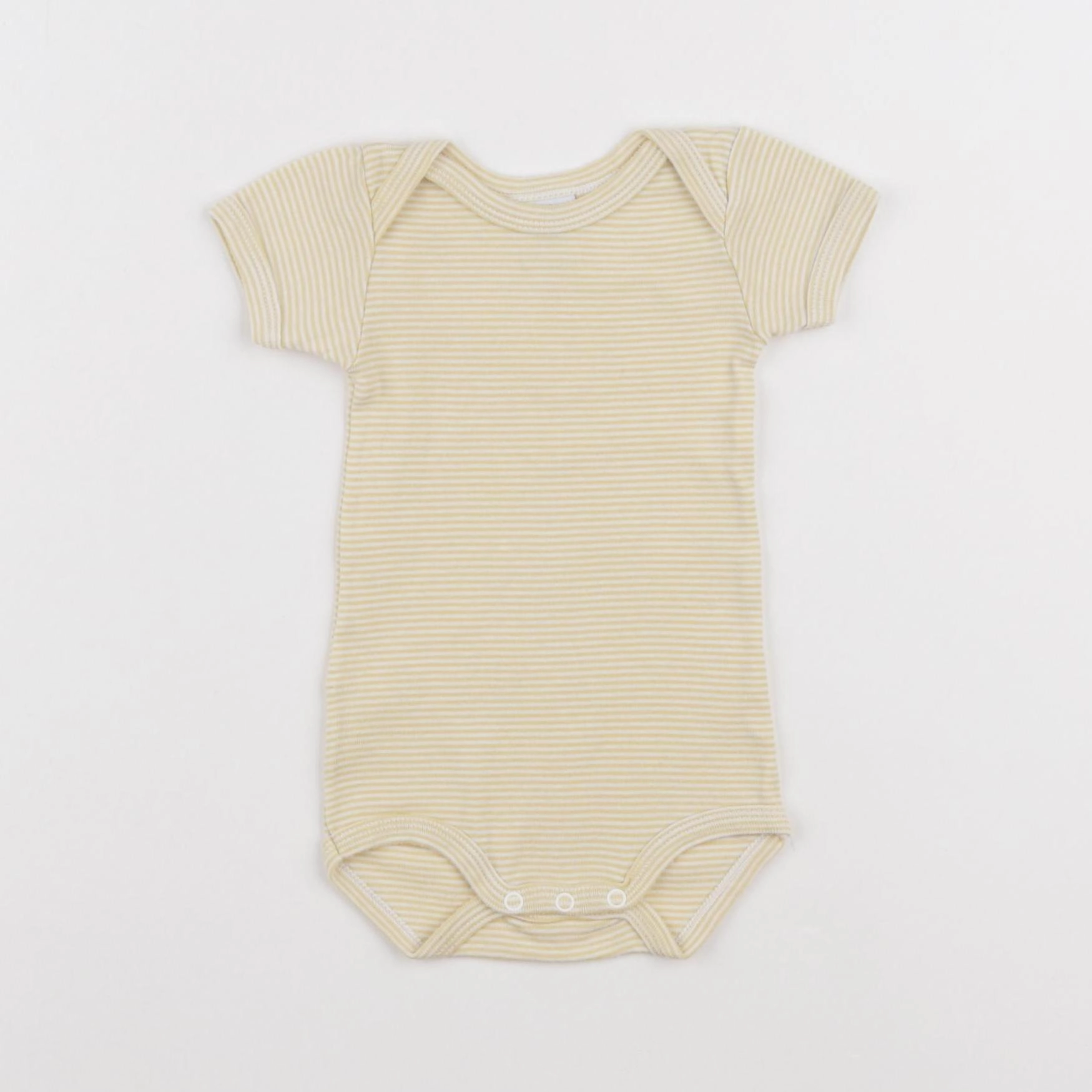 Petit Bateau - body jaune - 3 mois