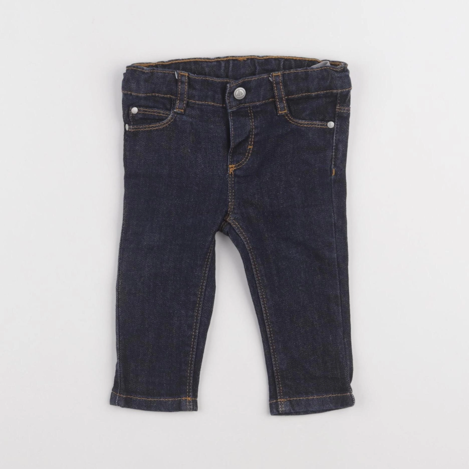 Petit Bateau - jean bleu - 6 mois