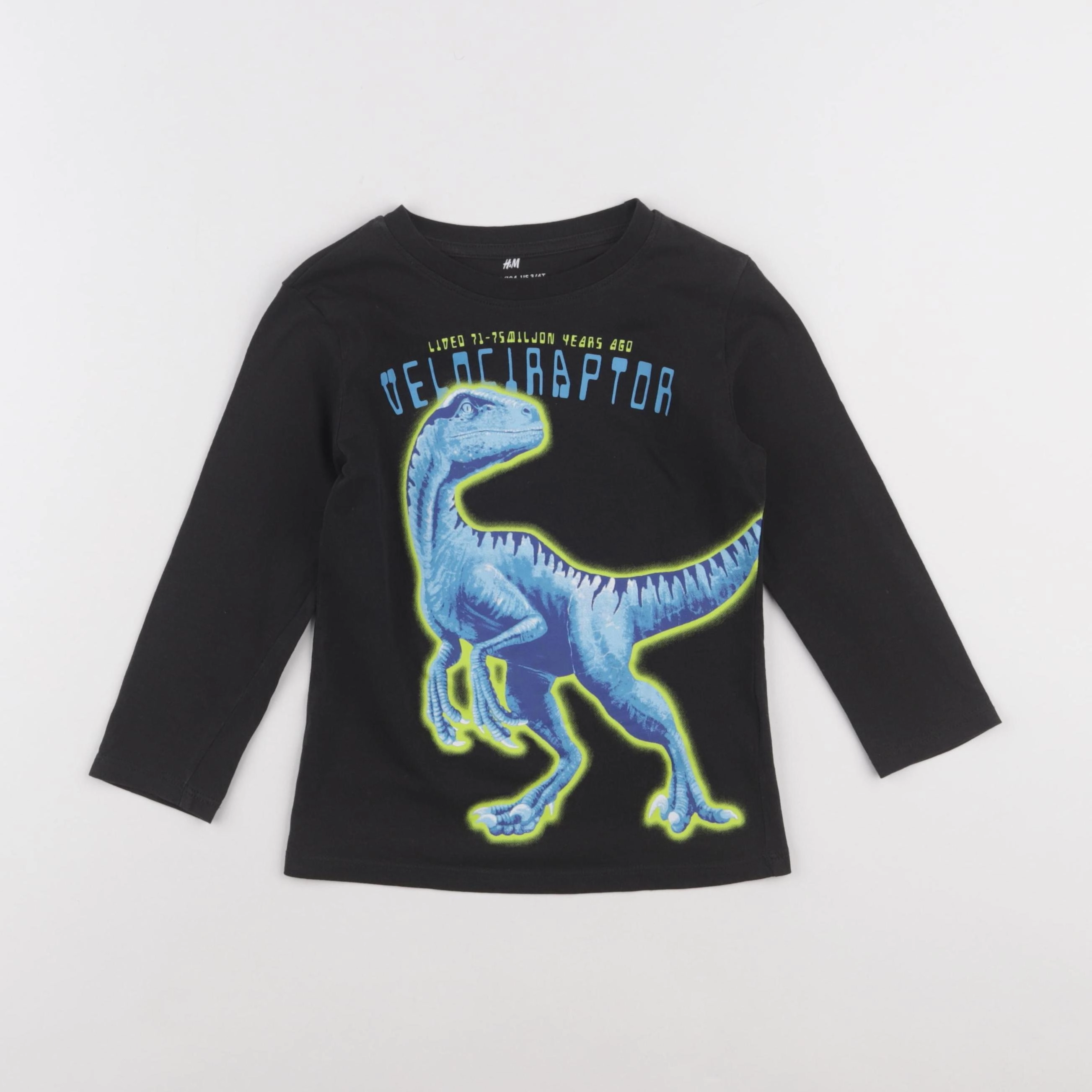 H&M - tee-shirt noir - 2/4 ans