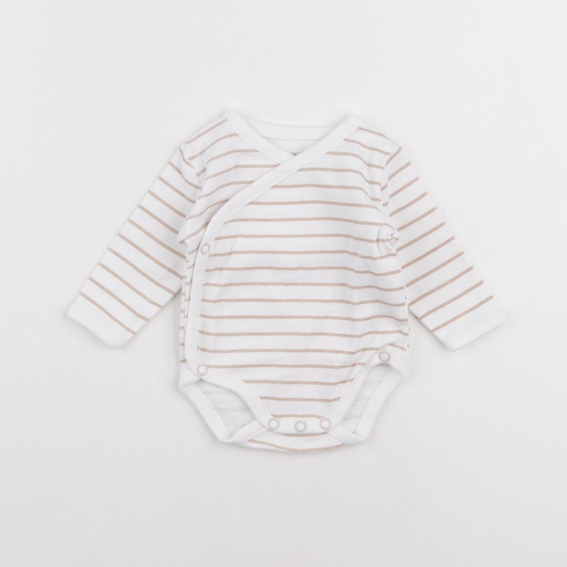 Boutchou - body blanc - 1 mois
