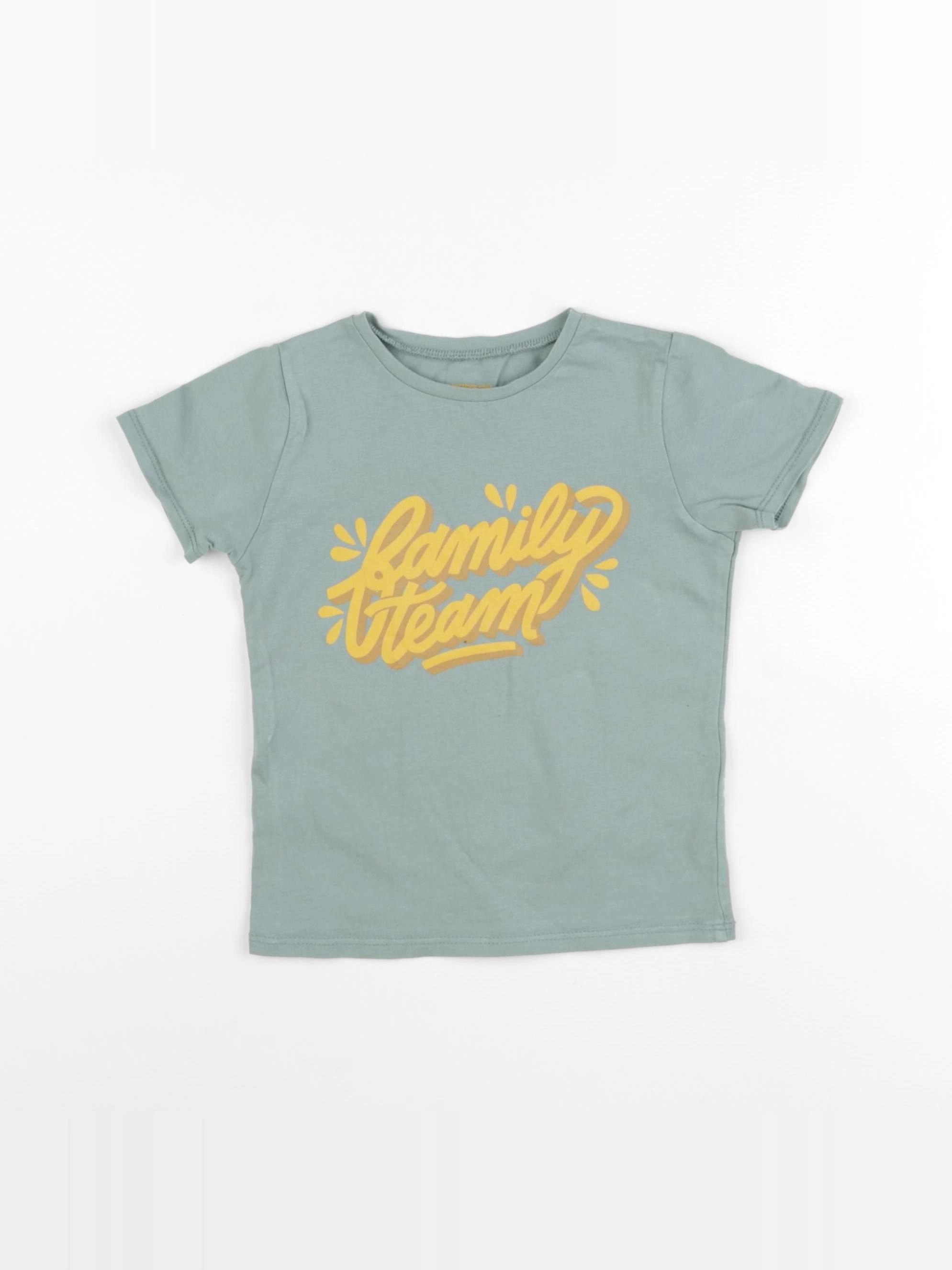Vertbaudet - tee-shirt vert - 2 ans