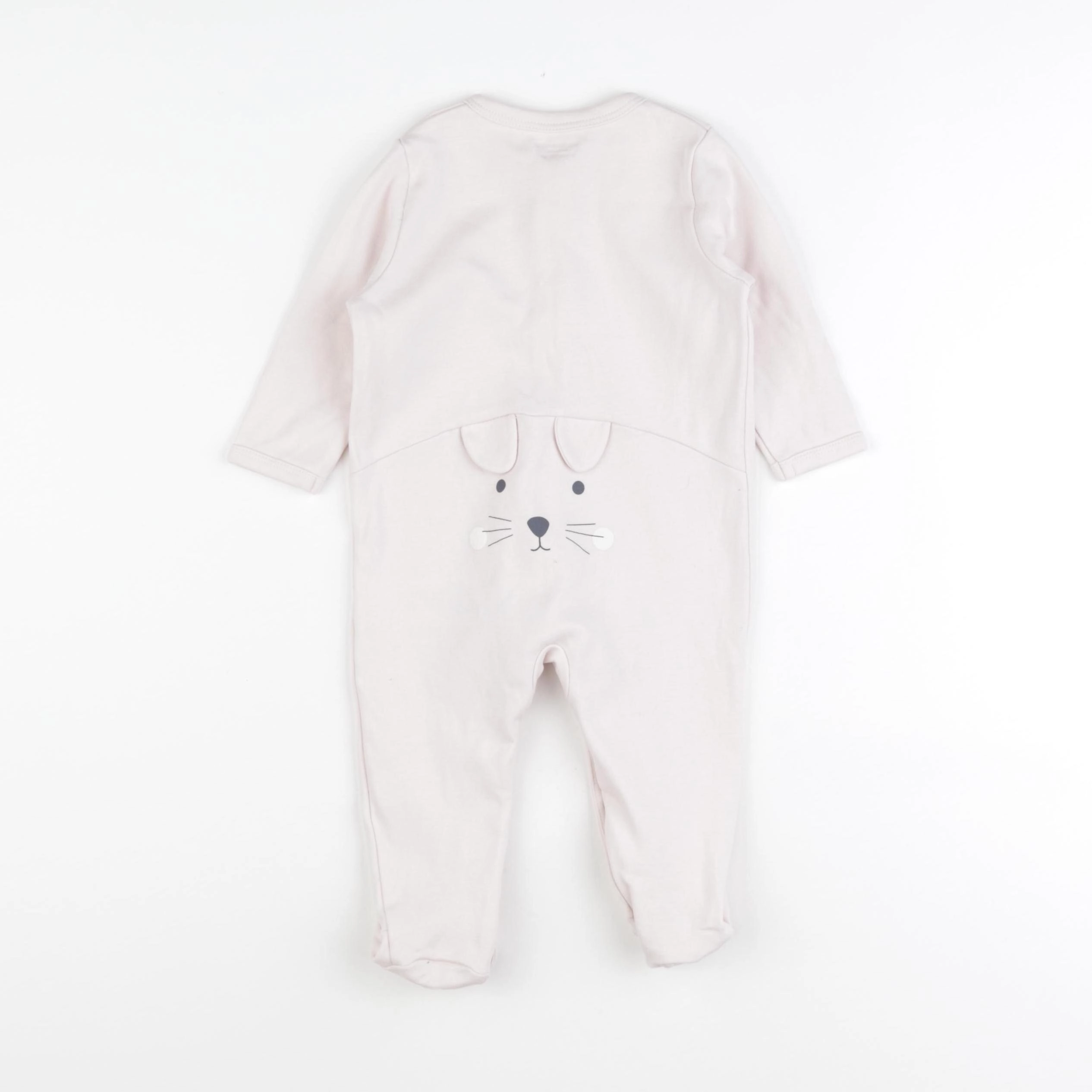 Vertbaudet - pyjama coton rose - 9 mois
