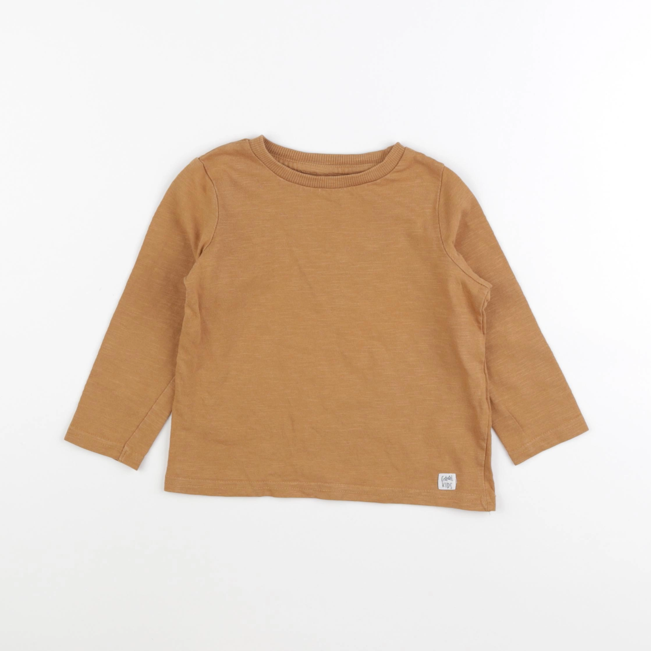 Vertbaudet - tee-shirt marron - 3 ans