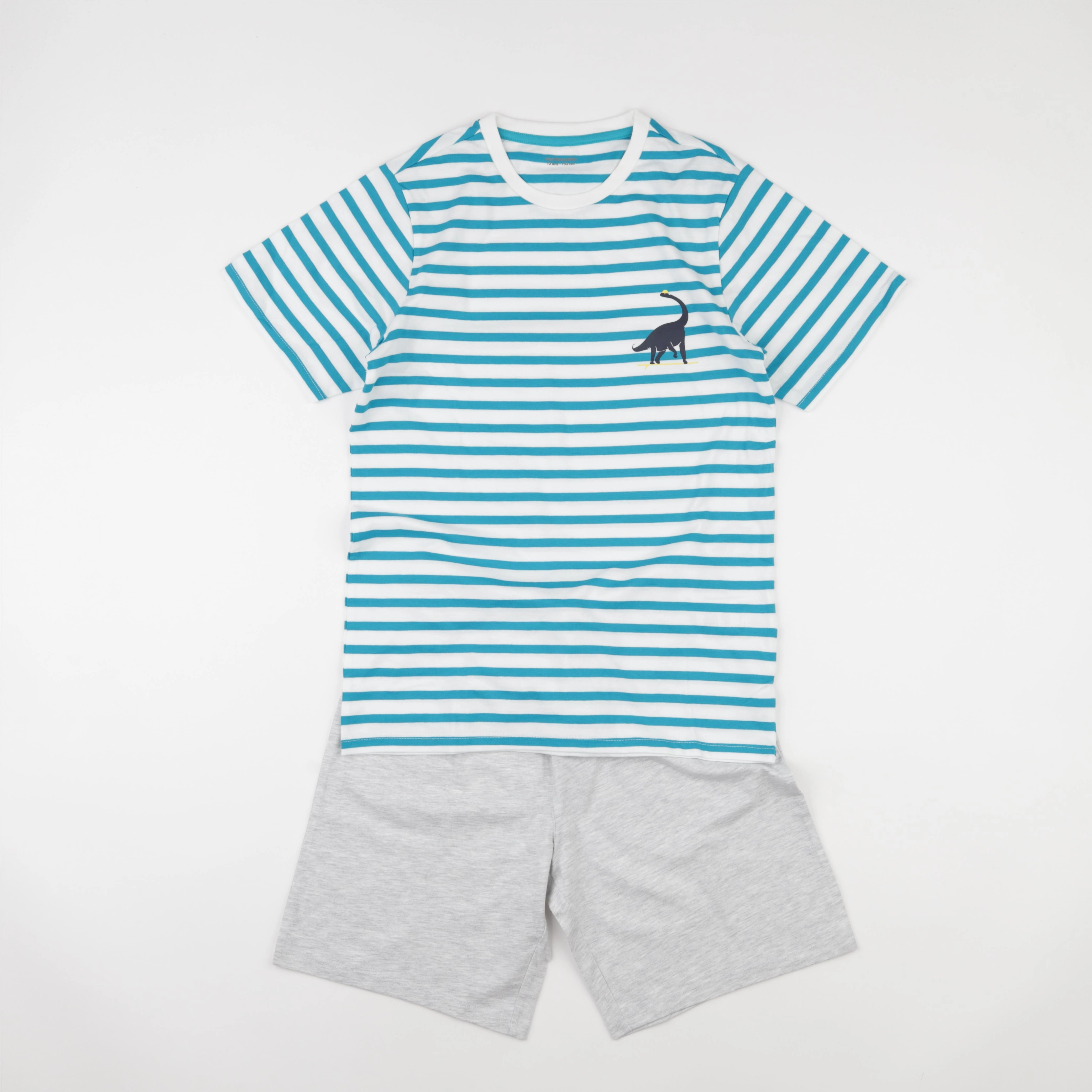 Vertbaudet - pyjama coton bleu, gris - 12 ans