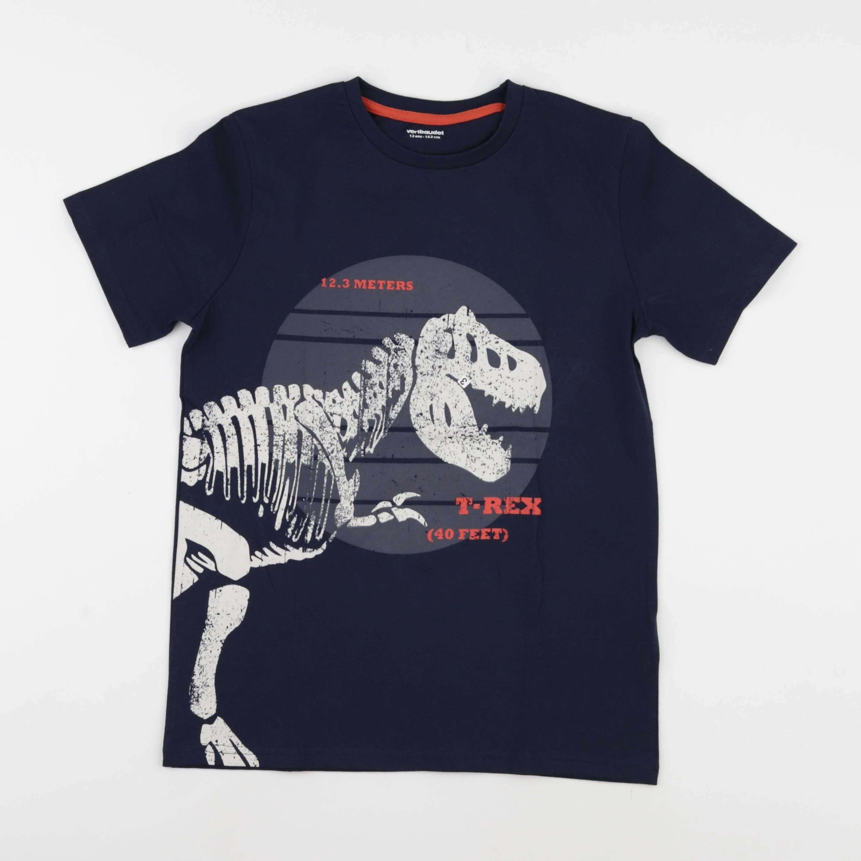 Vertbaudet - tee-shirt bleu - 12 ans