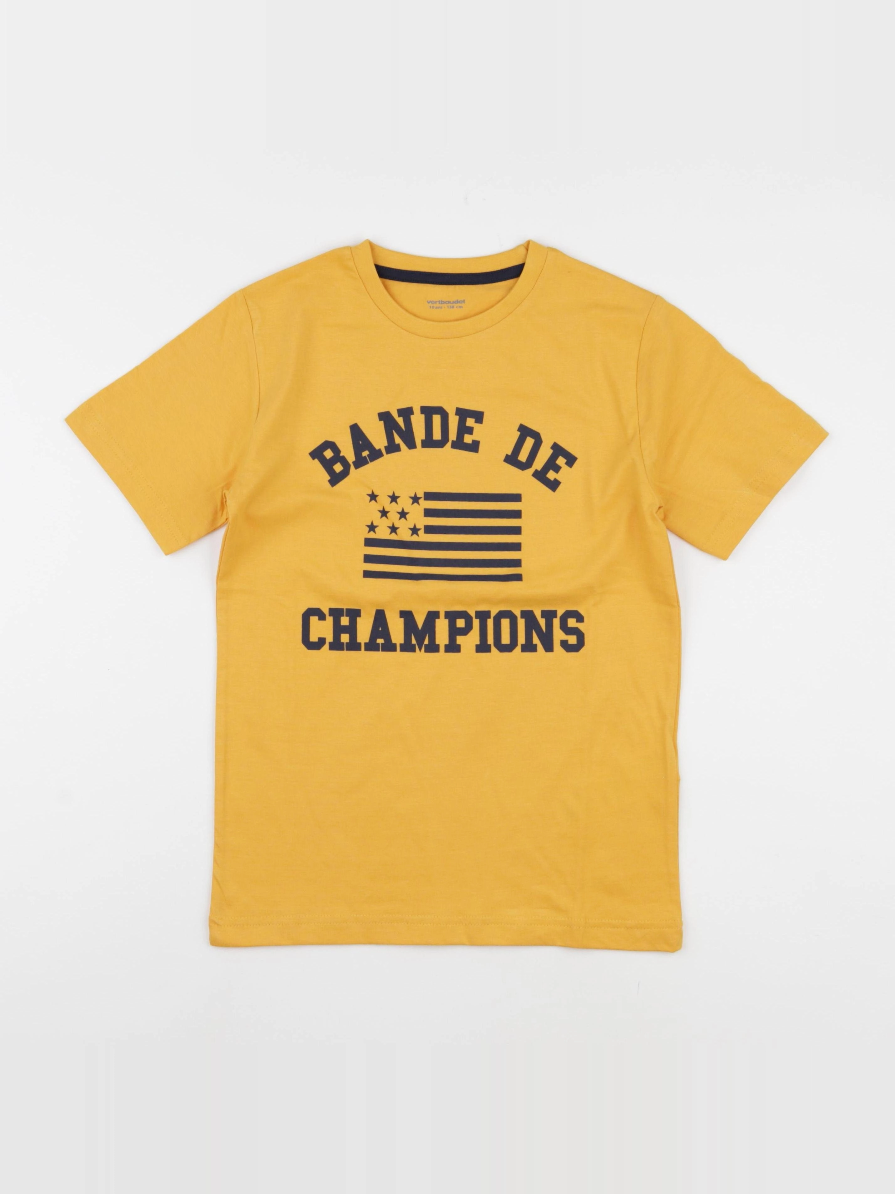 Vertbaudet - tee-shirt jaune - 10 ans
