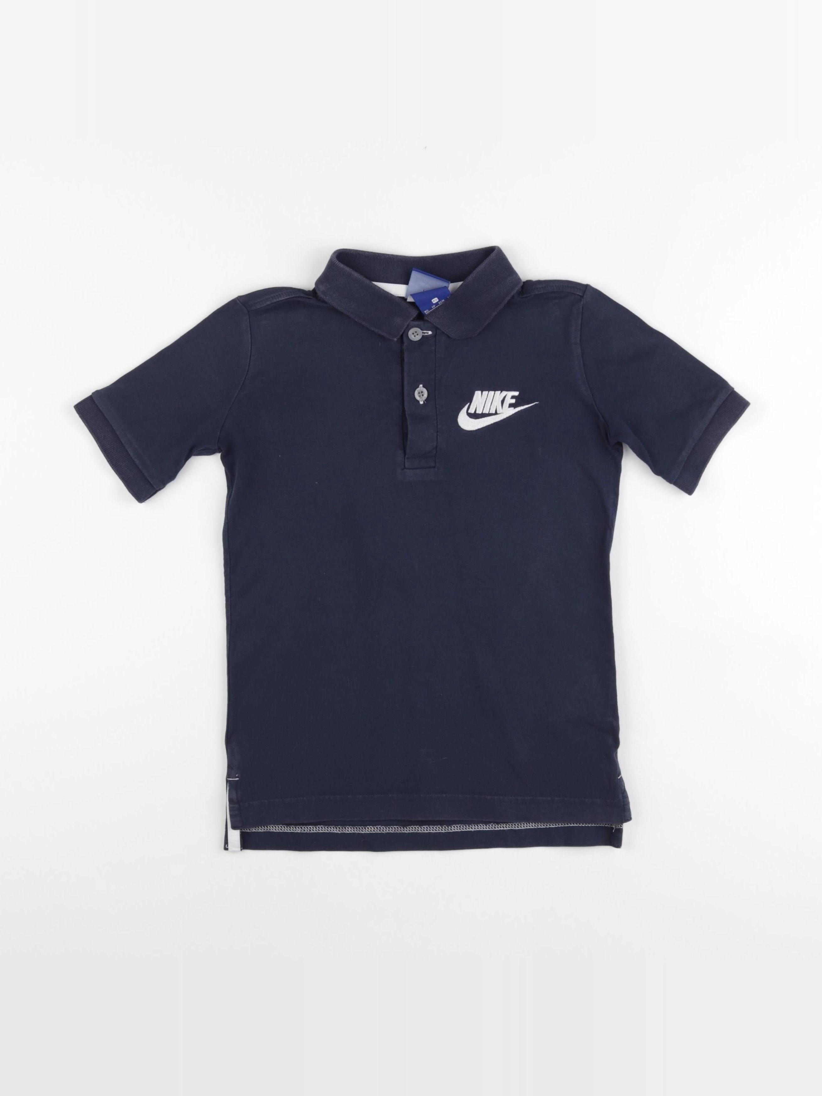 Nike - polo bleu - 12 ans