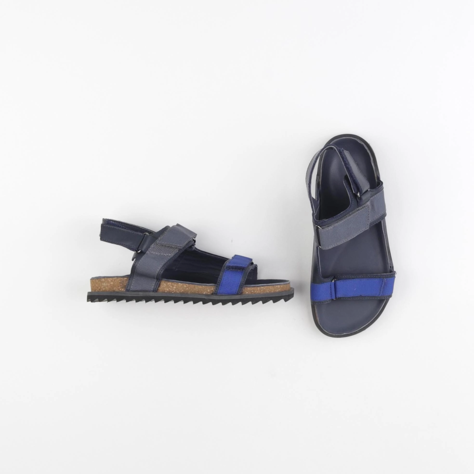 Monoprix - sandales bleu - pointure 34