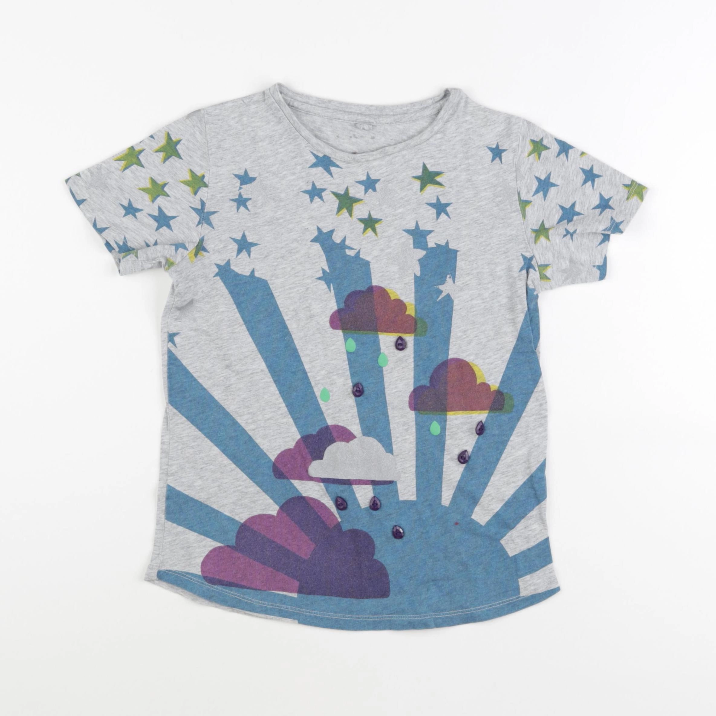 Stella McCartney Kids - tee-shirt gris - 8 ans