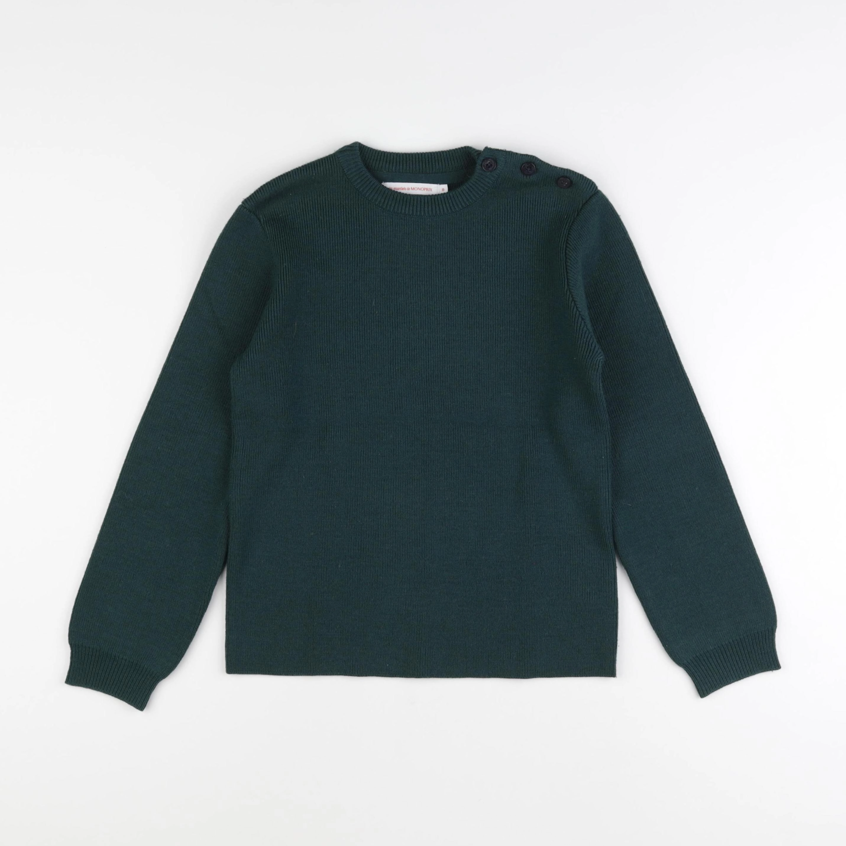 Monoprix - pull vert - 8 ans