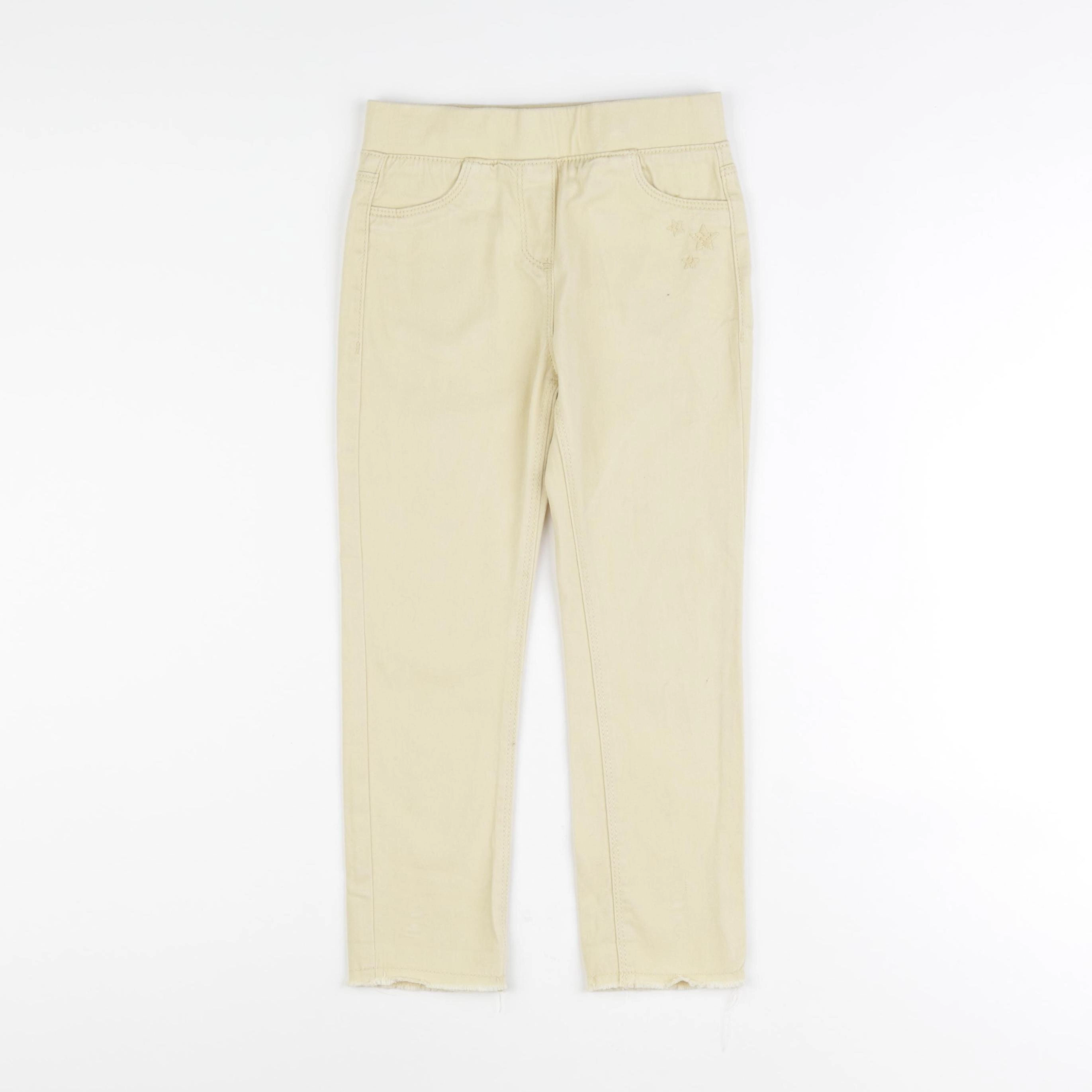 Vertbaudet - jegging jaune - 5 ans