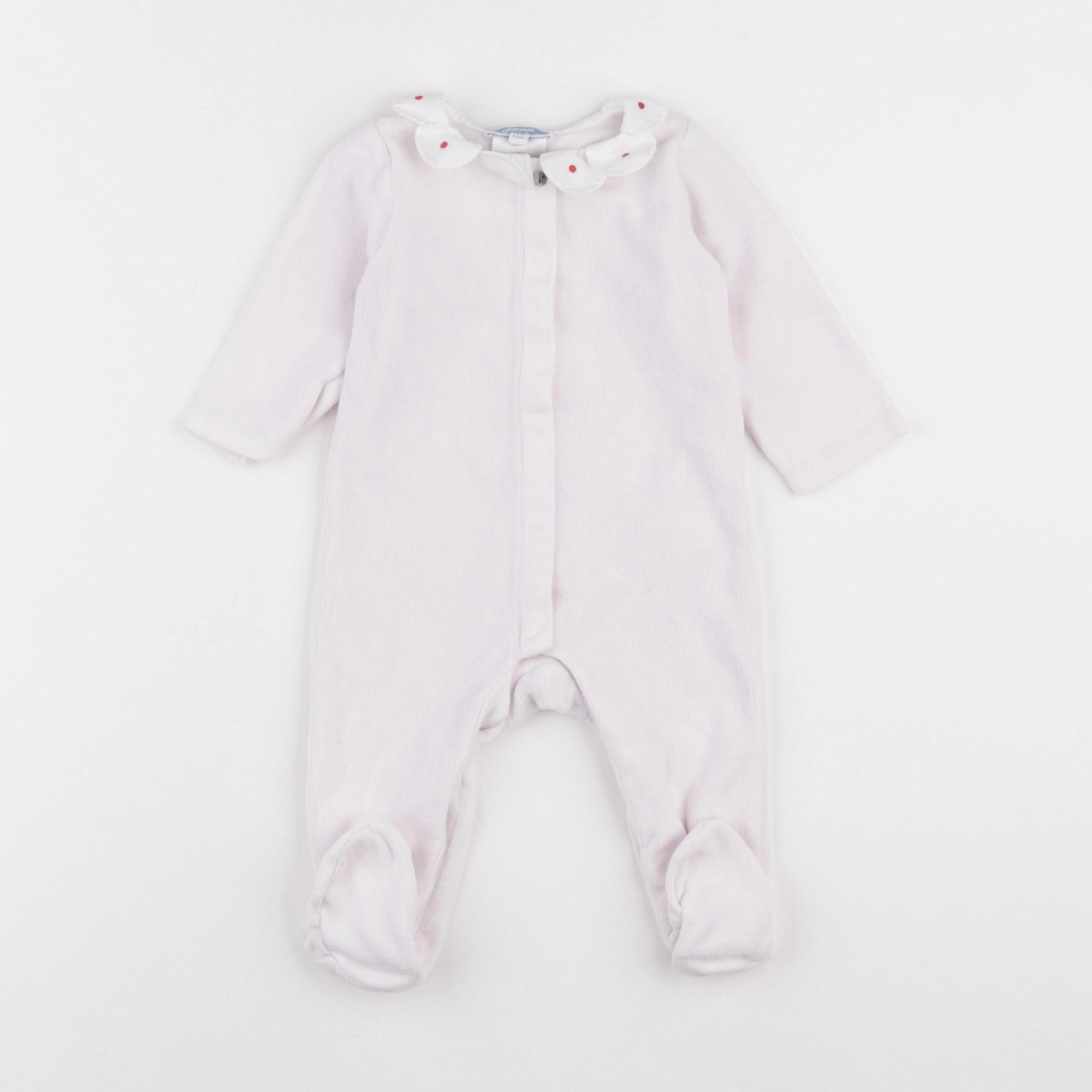 Jacadi - pyjama velours rose - 6 mois