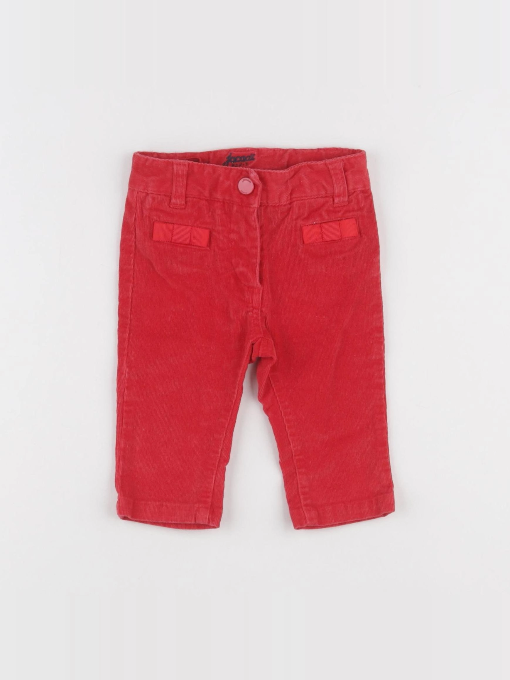 Jacadi - pantalon rouge - 6 mois