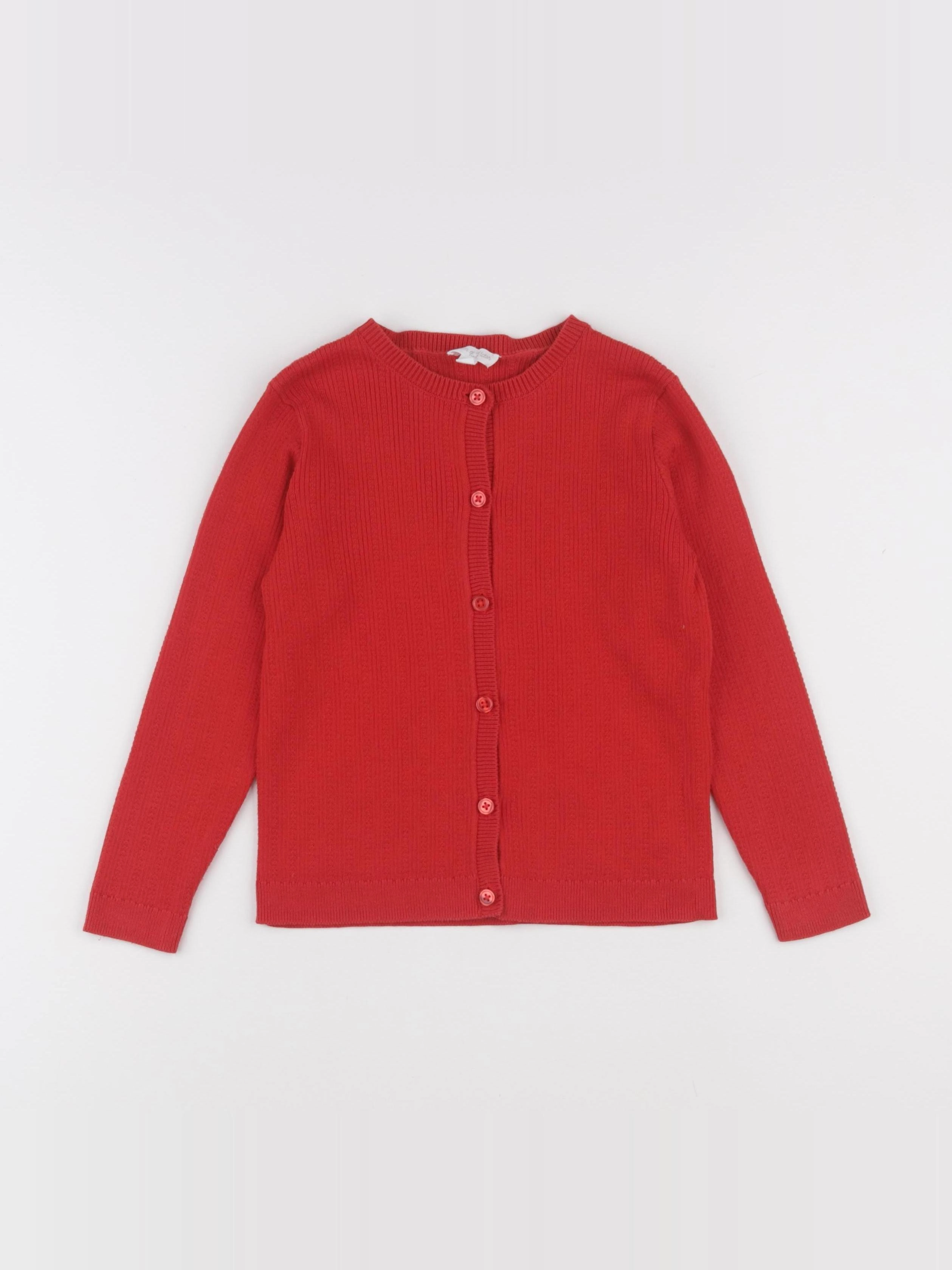 Eden & Victor - gilet rouge - 6 ans