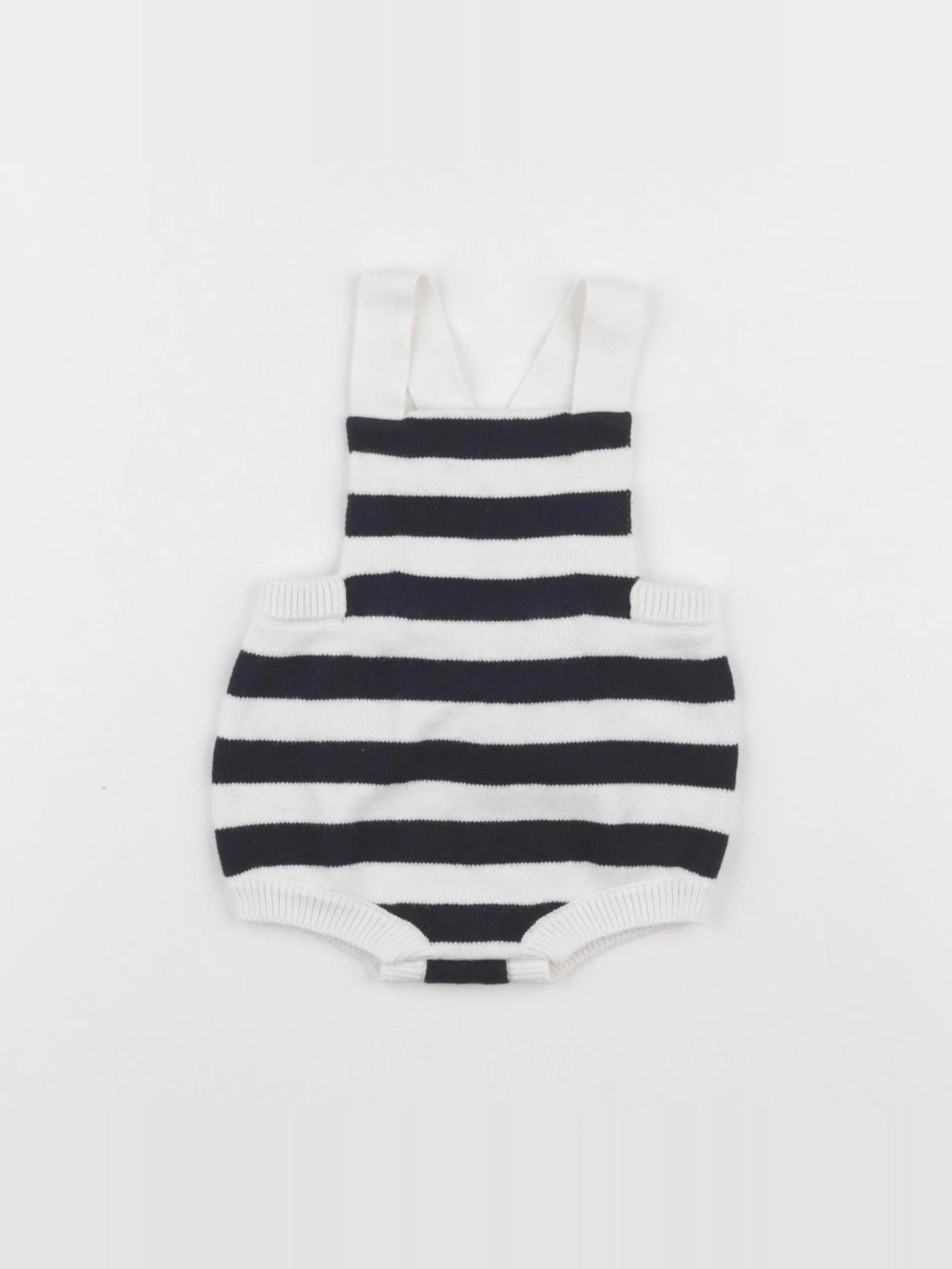 Jacadi - combinaison blanc, bleu - 3 mois