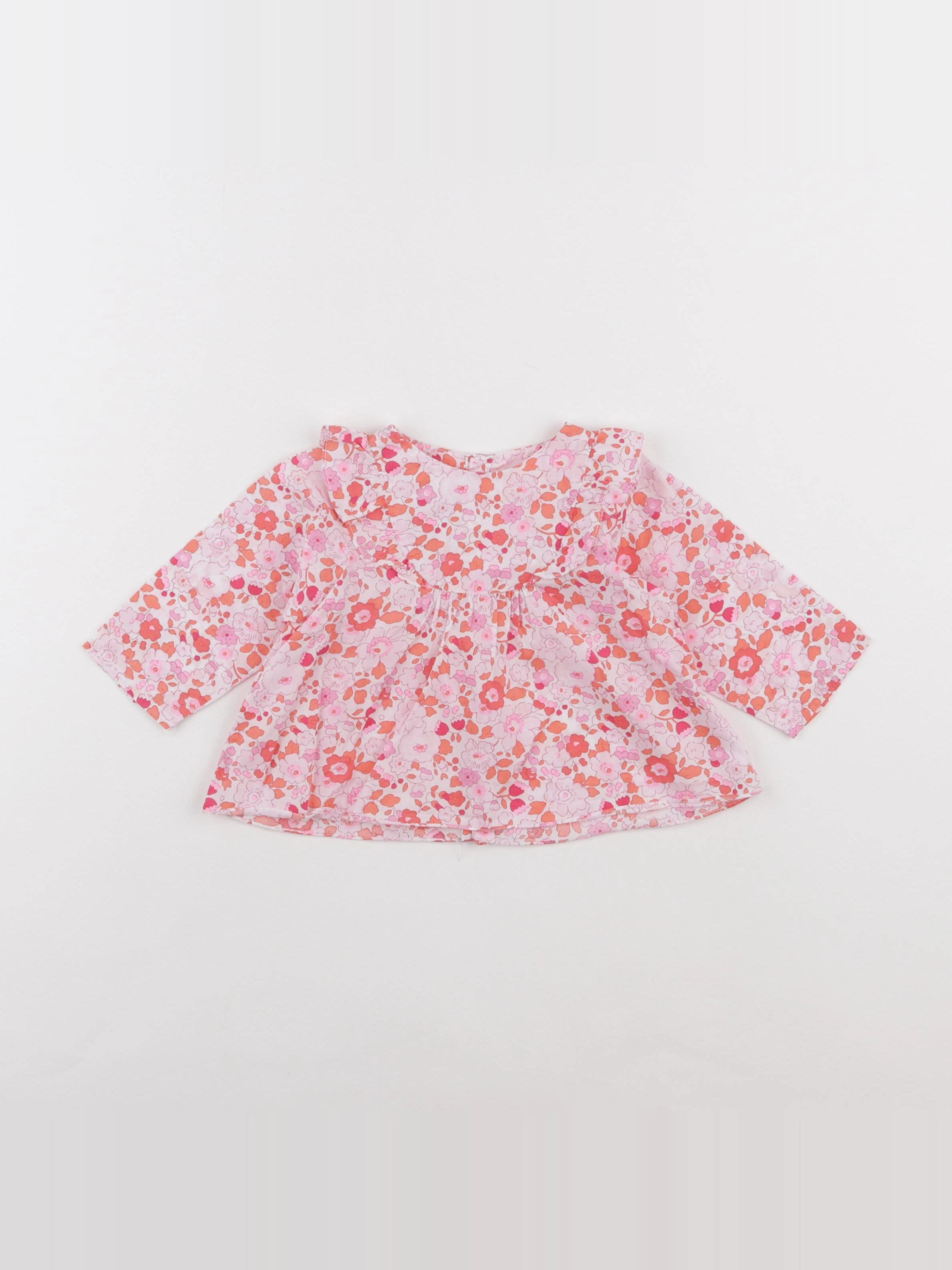 Jacadi - blouse rose - 6 mois