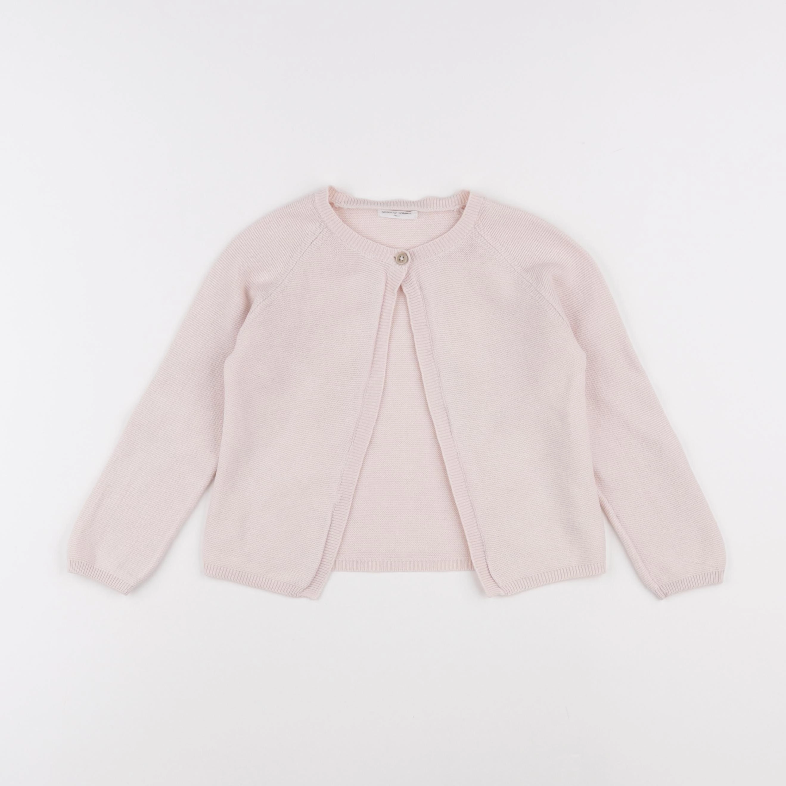 Eden & Victor - gilet rose - 4/5 ans