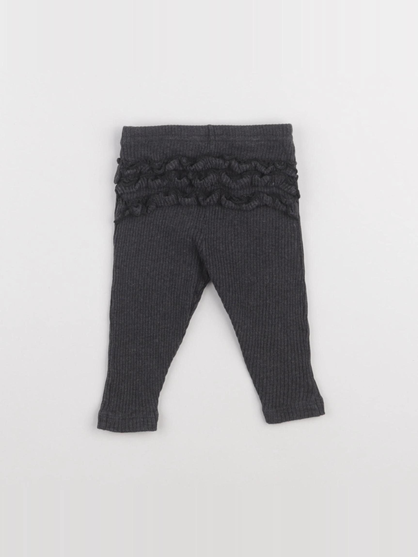 Petit Bateau - legging gris - 6 mois