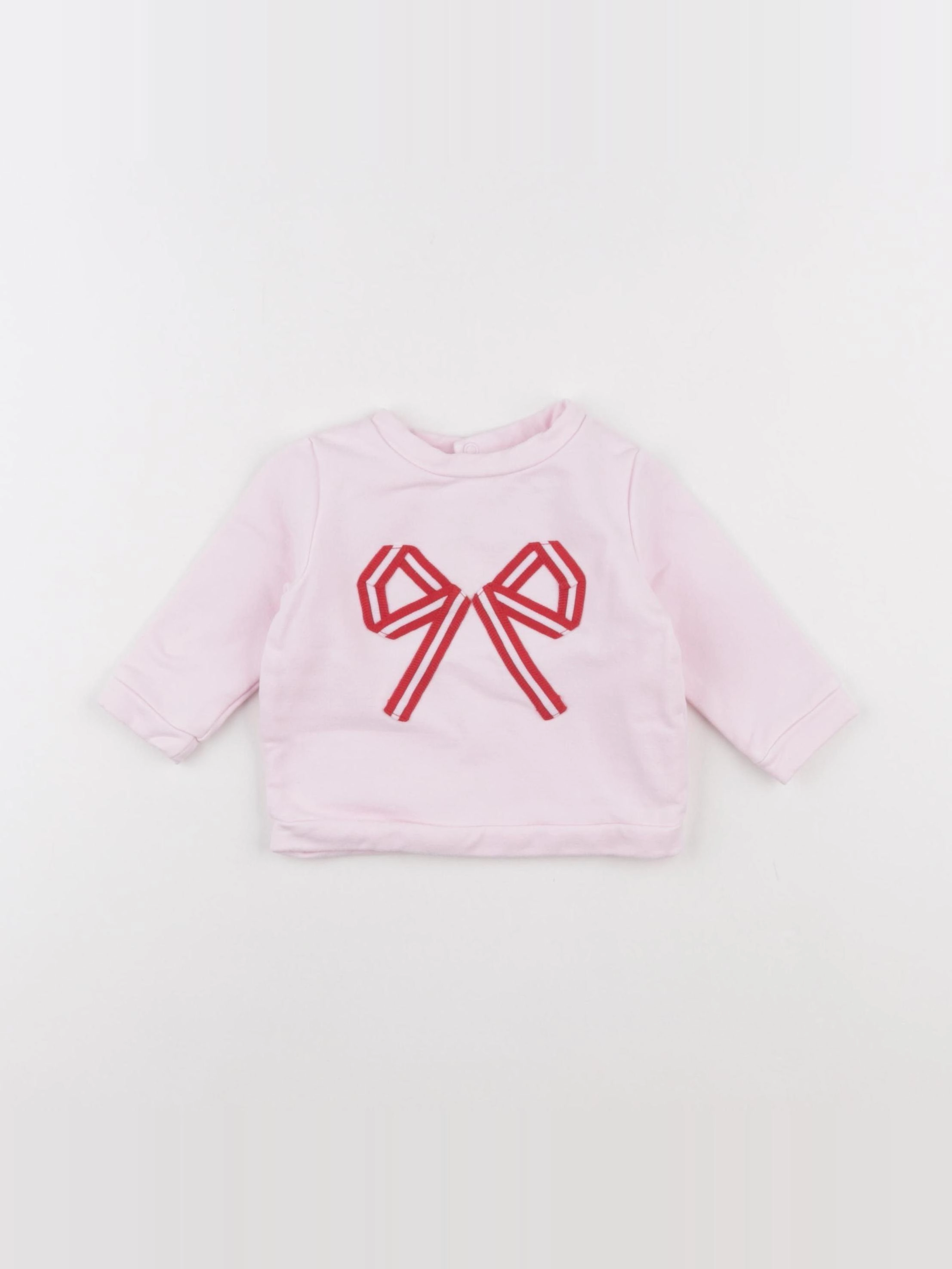 Jacadi - sweat rose - 6 mois