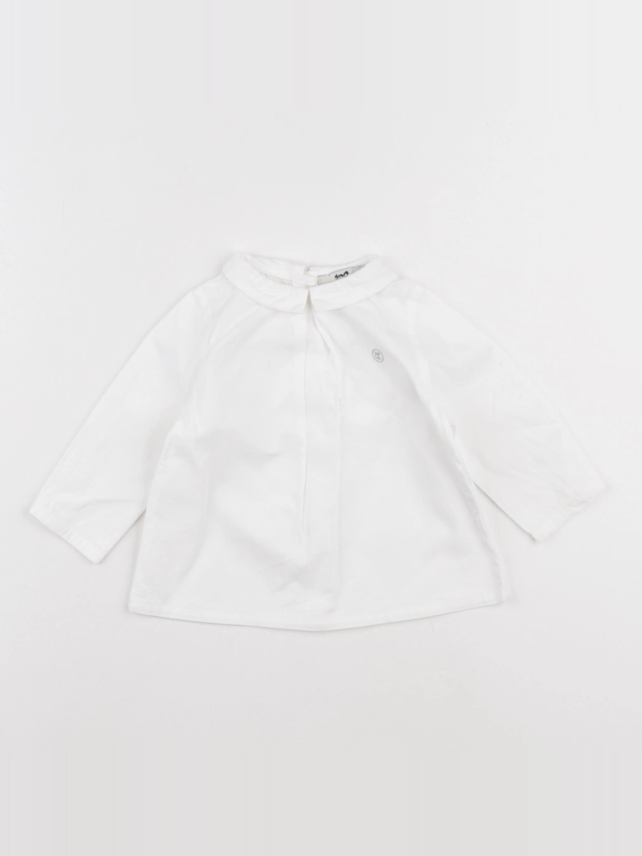 Cyrillus - blouse blanc - 6 mois