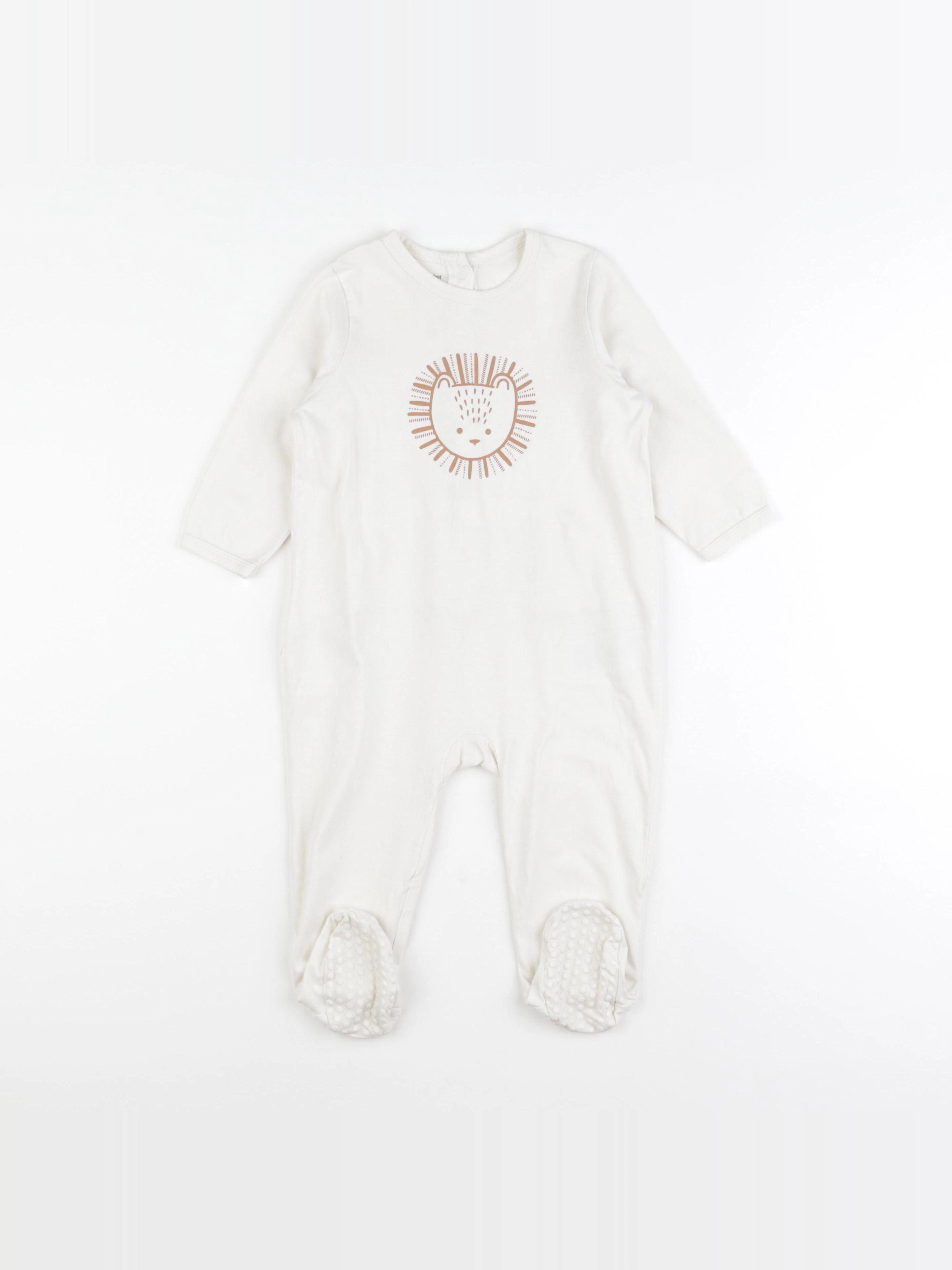 Vertbaudet - pyjama beige - 18 mois