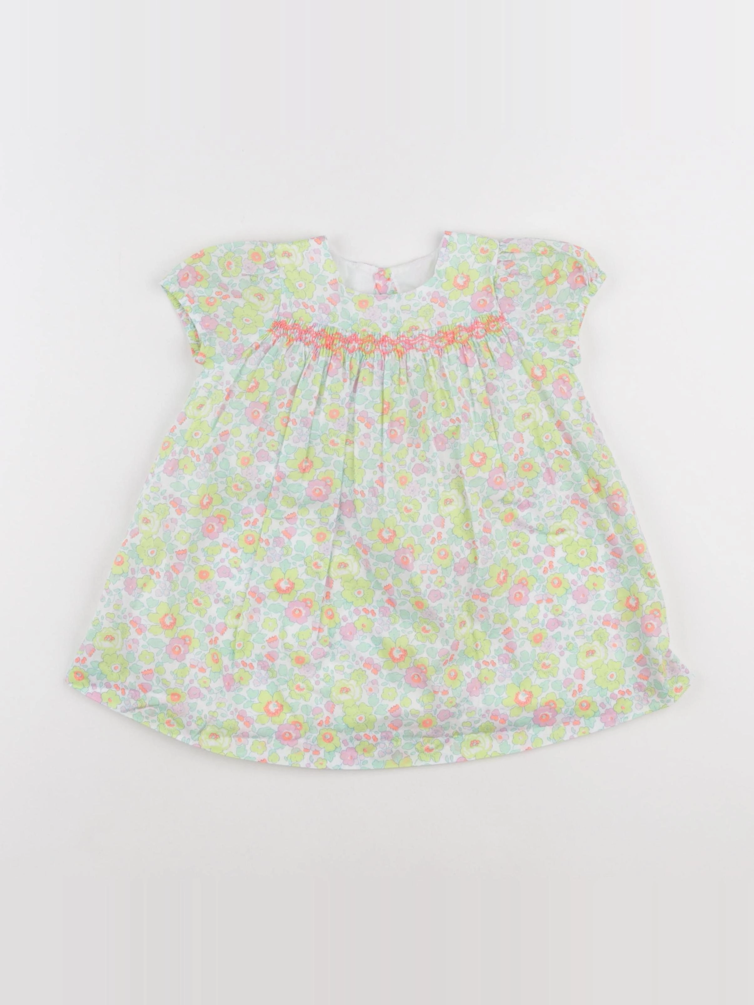 Jacadi - robe liberty multicolore - 18 mois