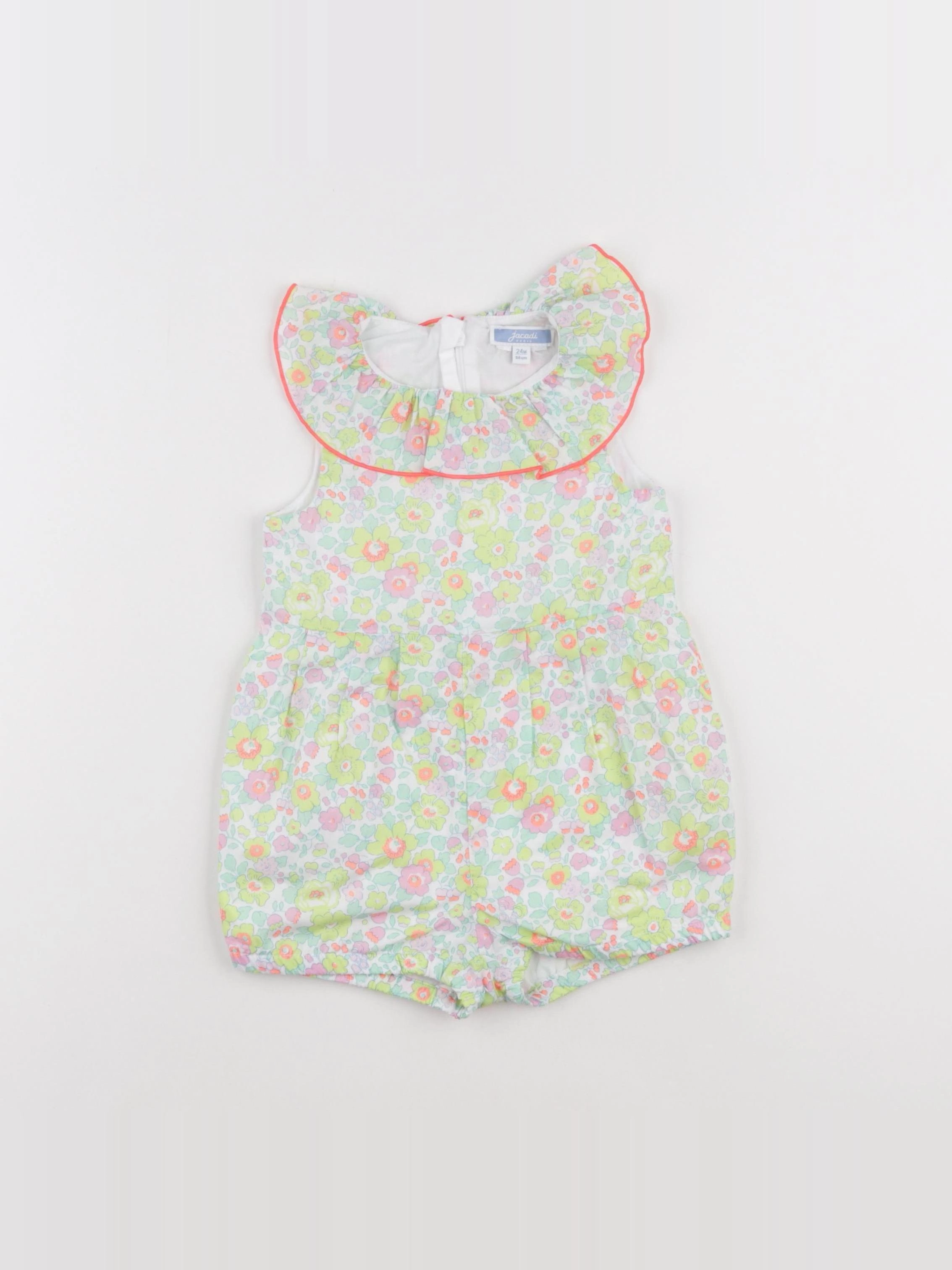 Jacadi - combinaison liberty multicolore - 24 mois