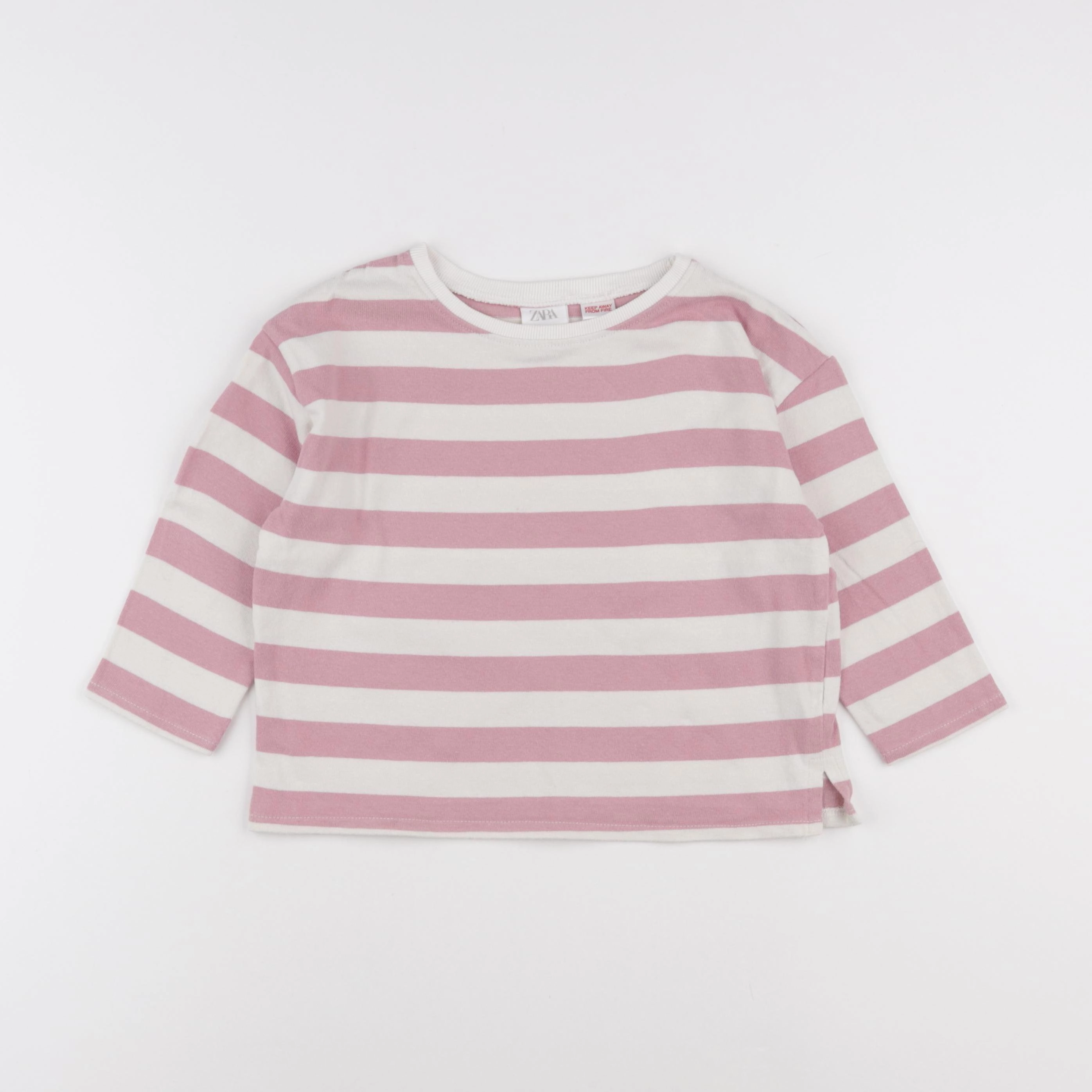 Zara - tee-shirt rose - 4/5 ans