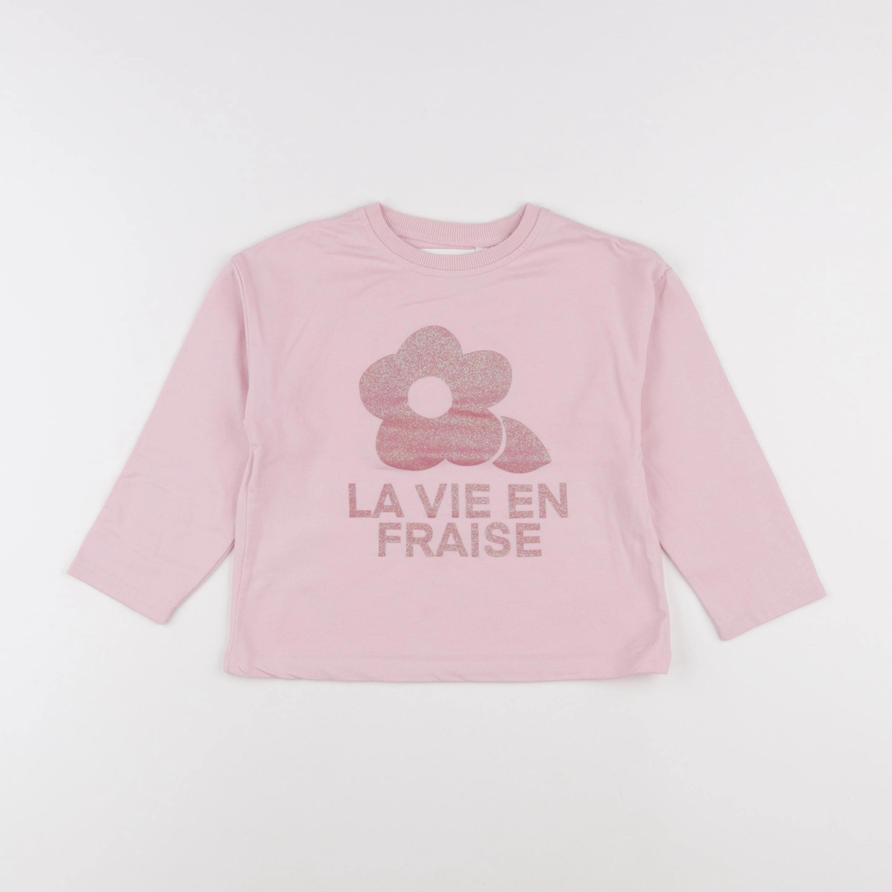Zara - tee-shirt rose - 5 ans