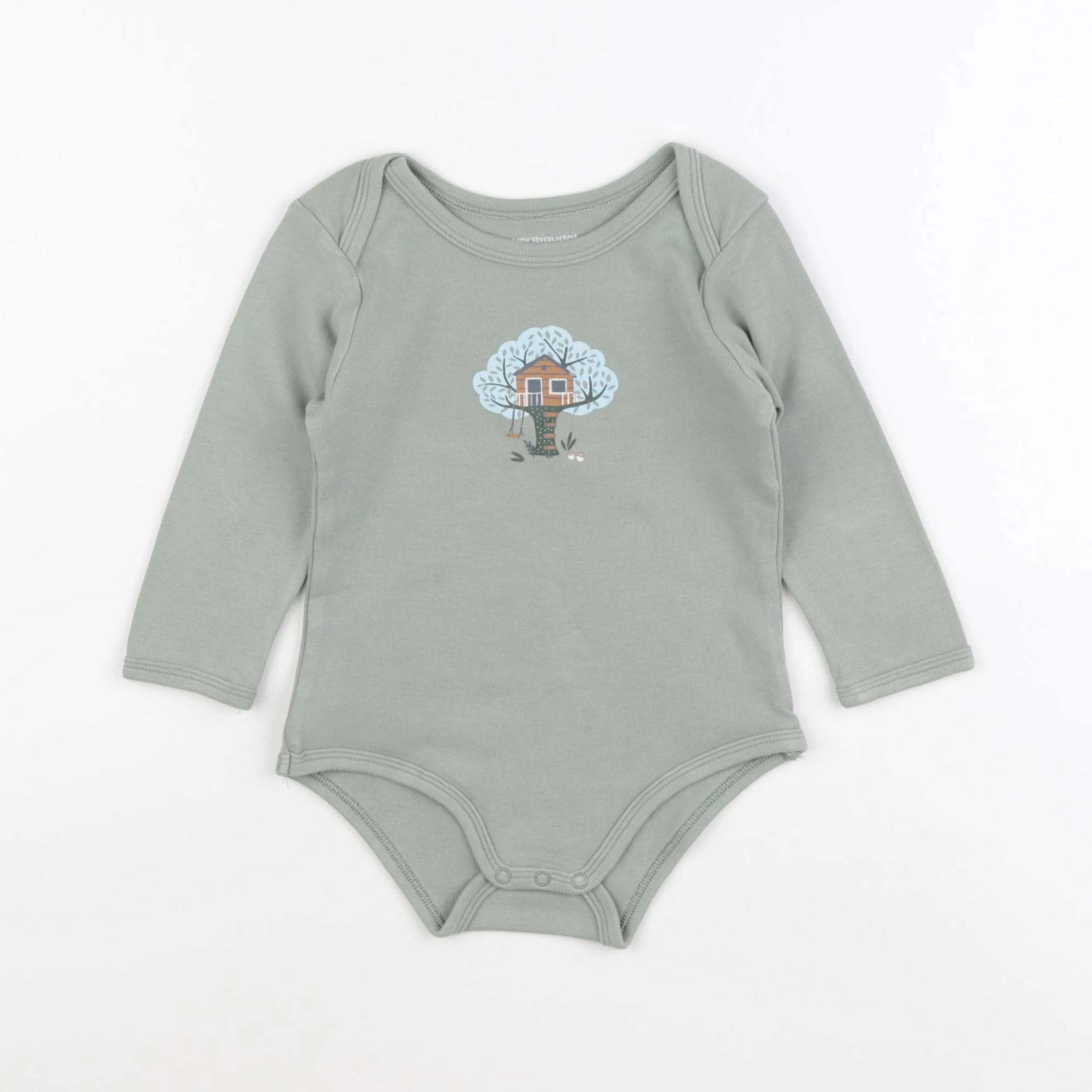 Vertbaudet - body vert - 18 mois