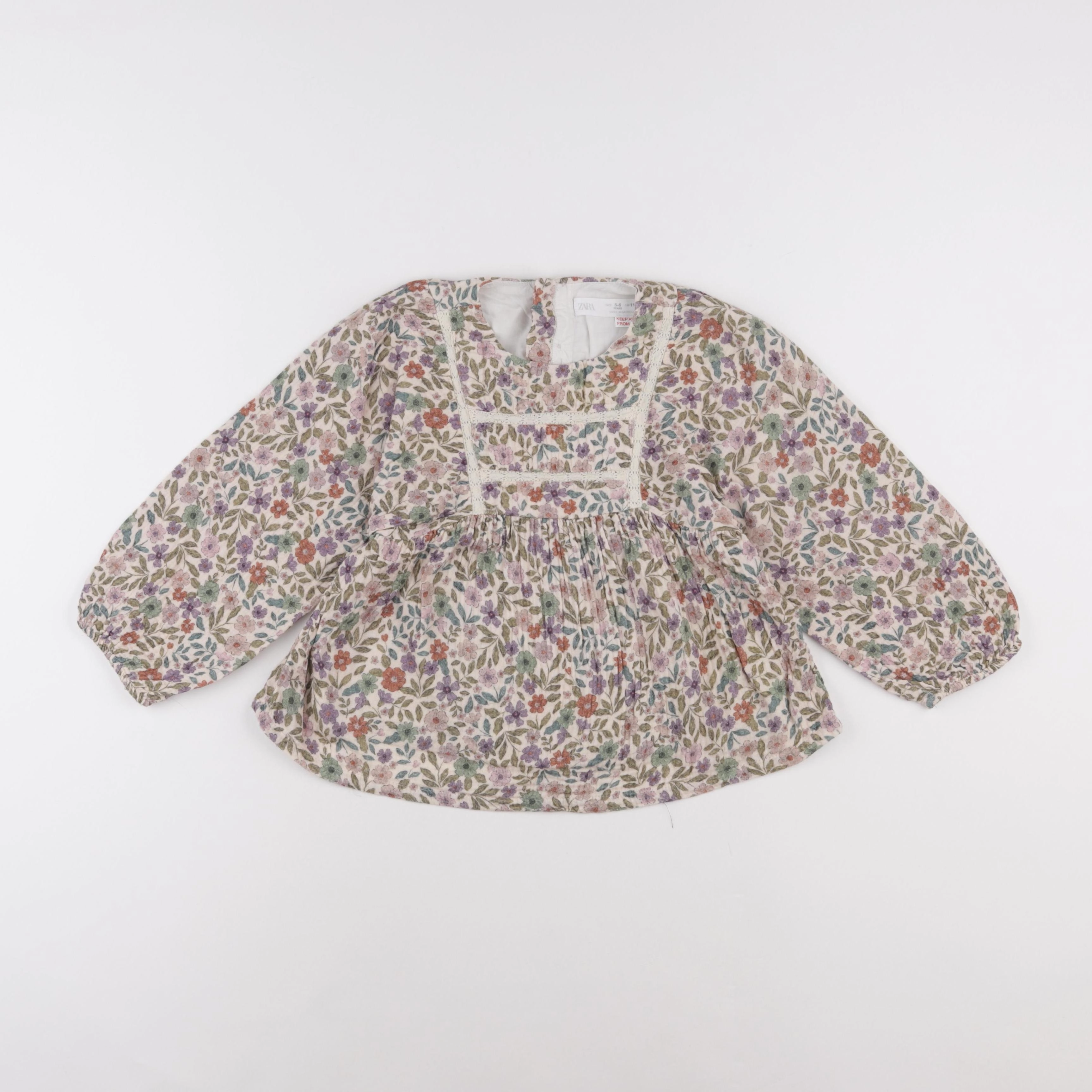 Zara - blouse multicolore - 5/6 ans