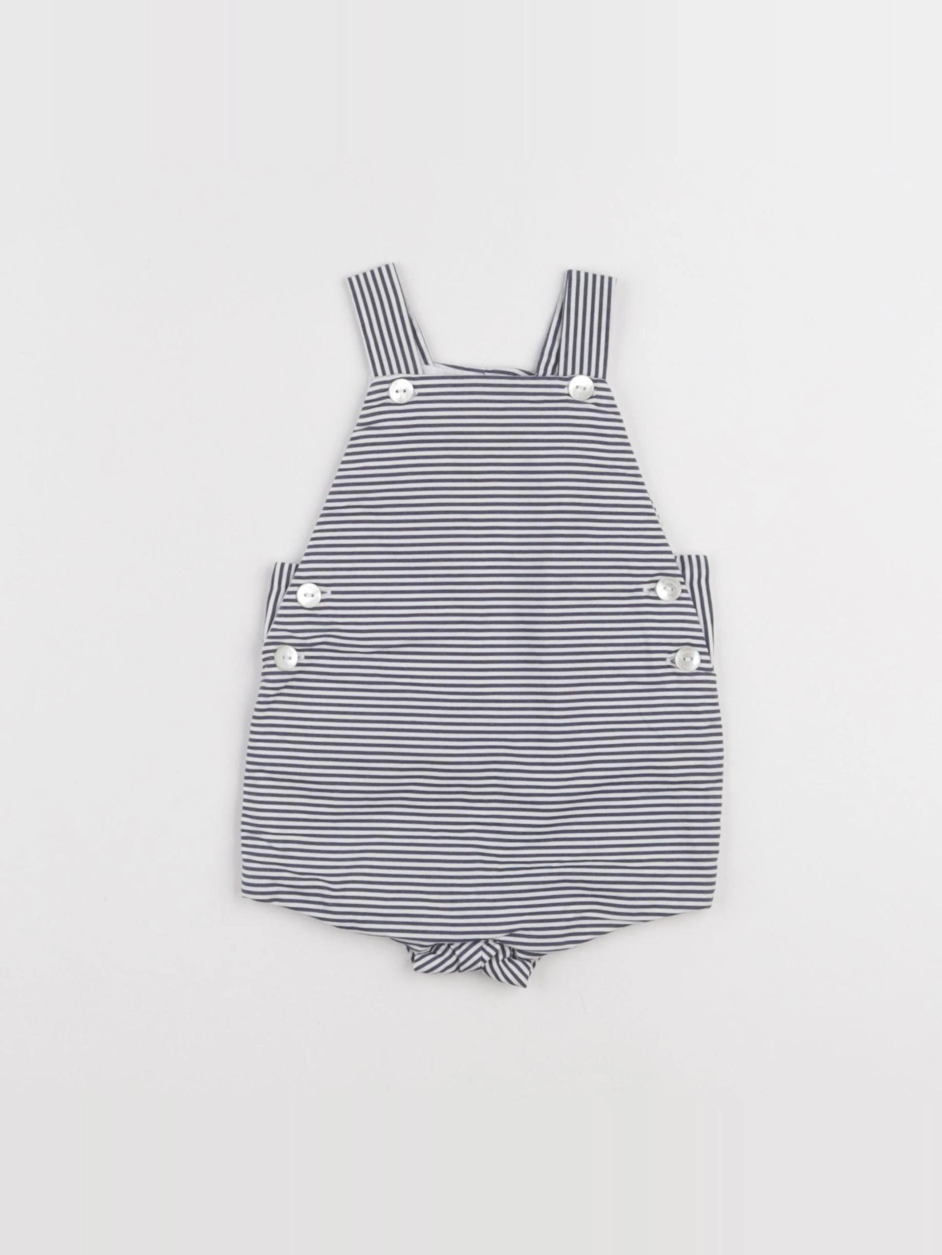 Jacadi - combinaison blanc, bleu - 3 mois