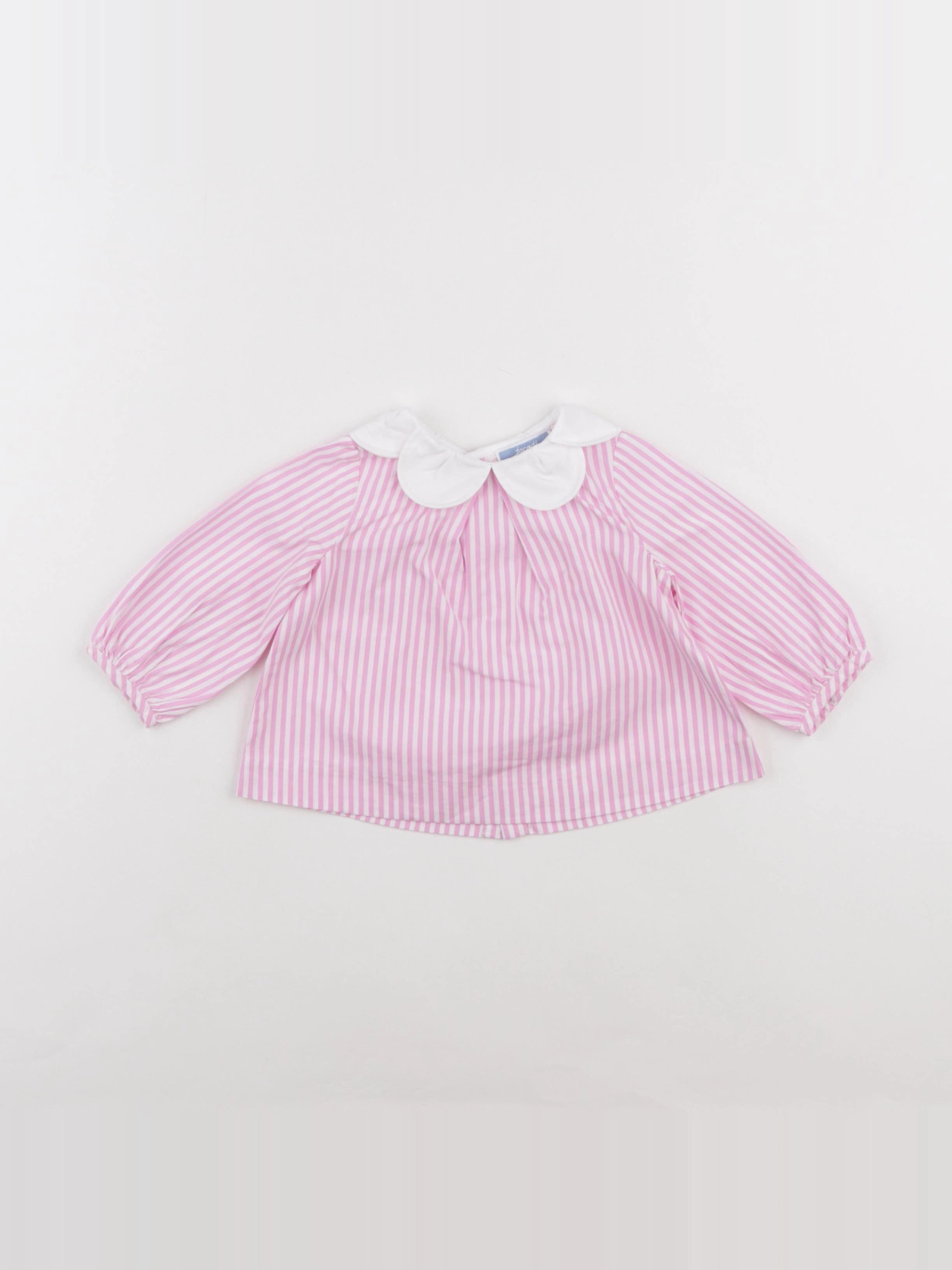 Jacadi - blouse rose - 6 mois