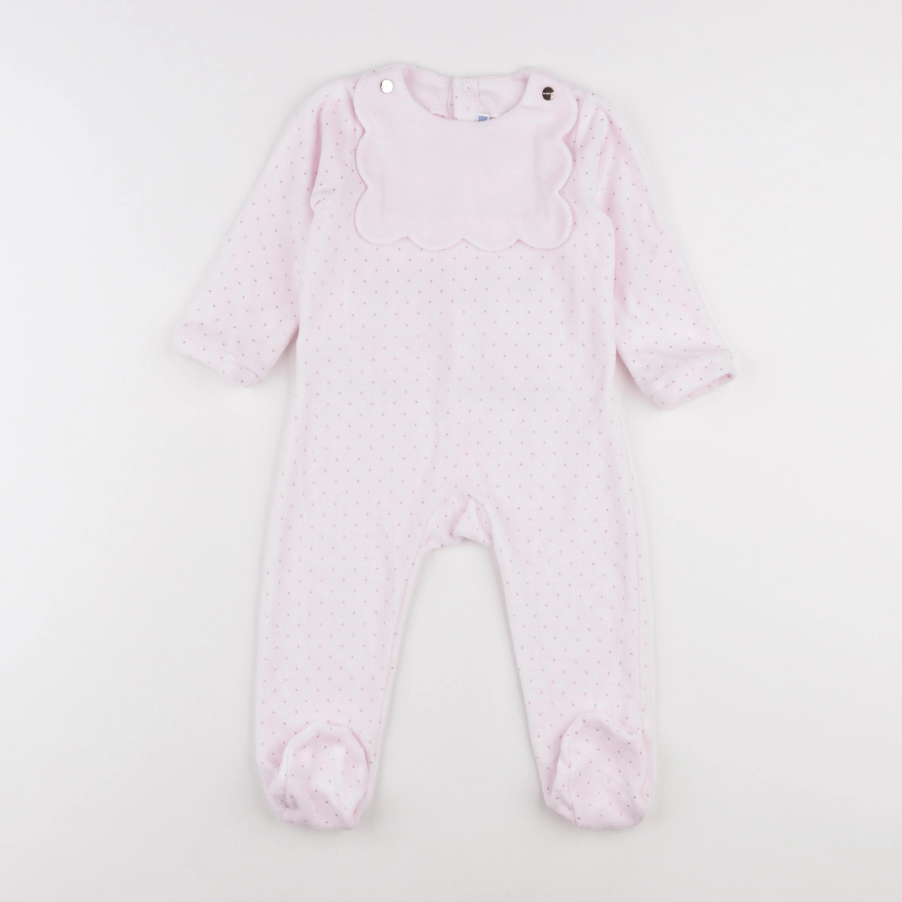Jacadi - pyjama velours rose - 18 mois