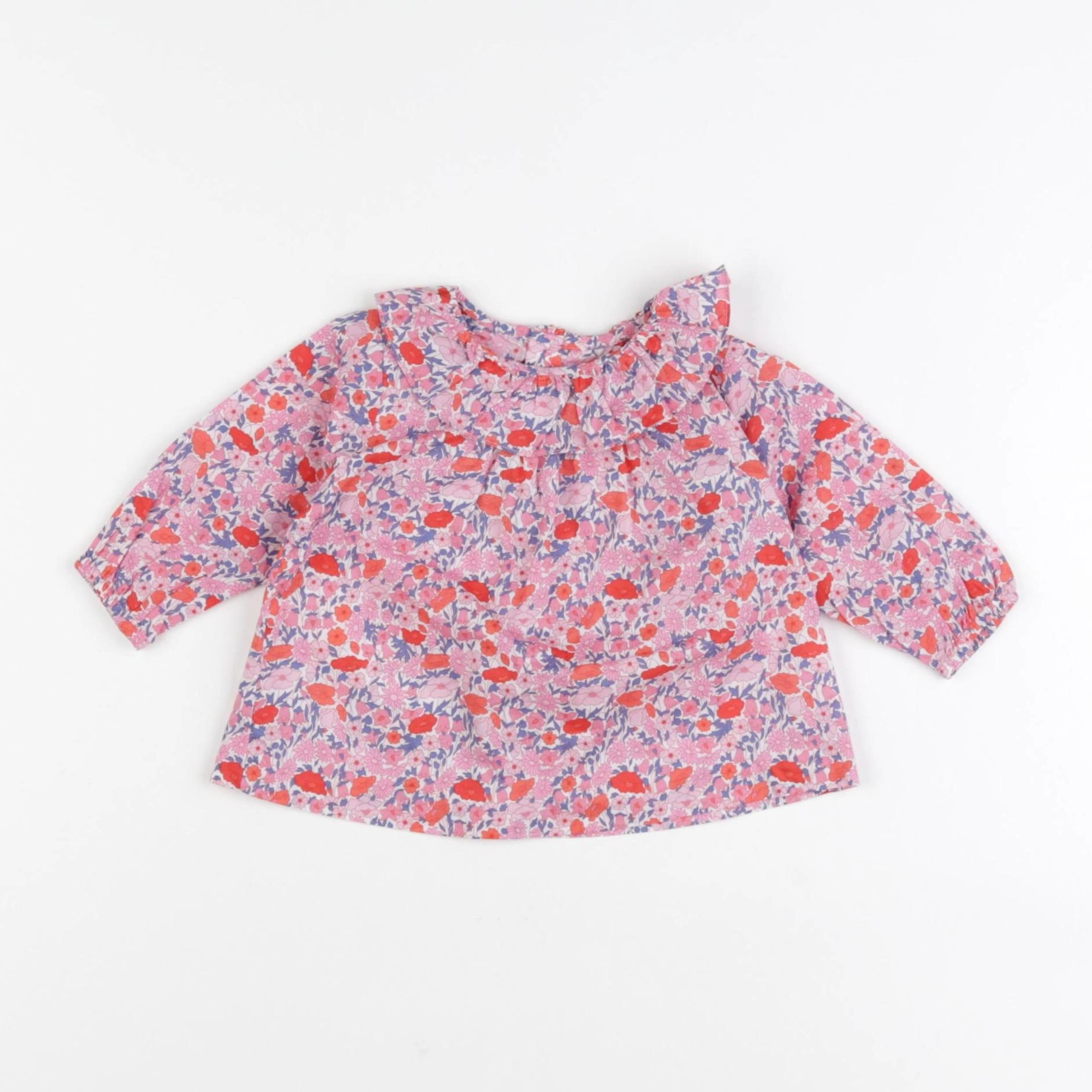 Jacadi - blouse liberty multicolore - 3 mois
