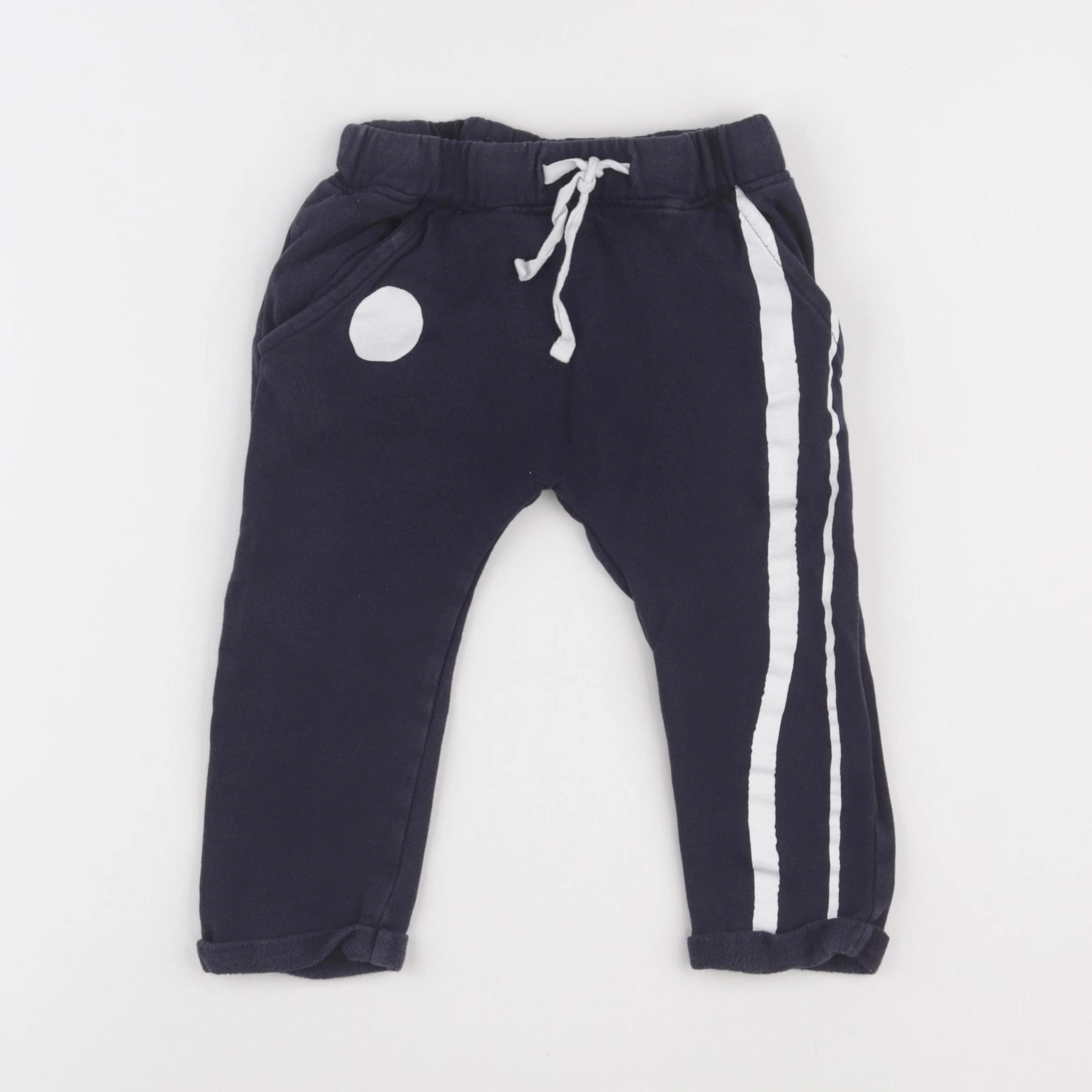 Monoprix - jogging bleu - 12/18 mois