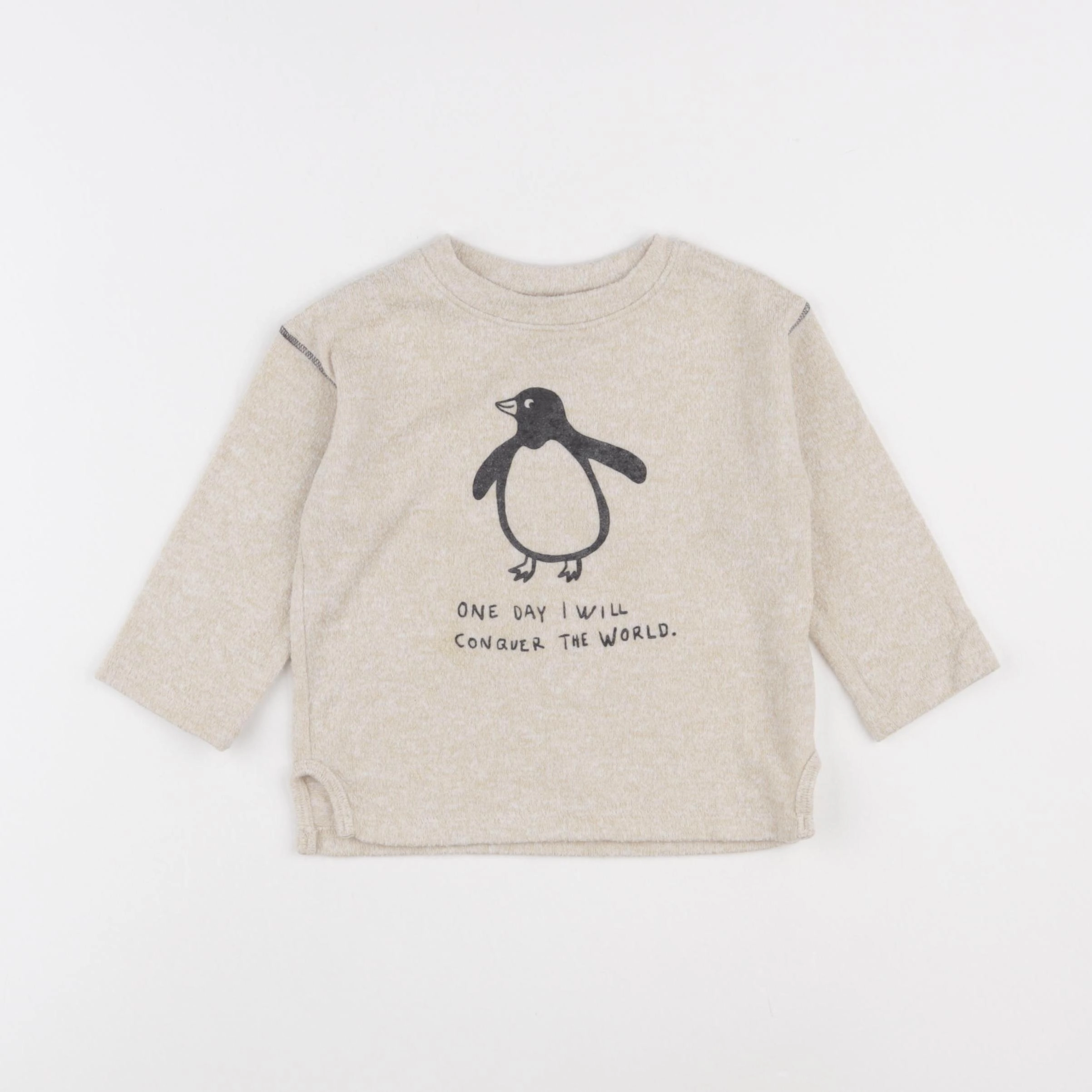 Zara - pull beige - 12/18 mois
