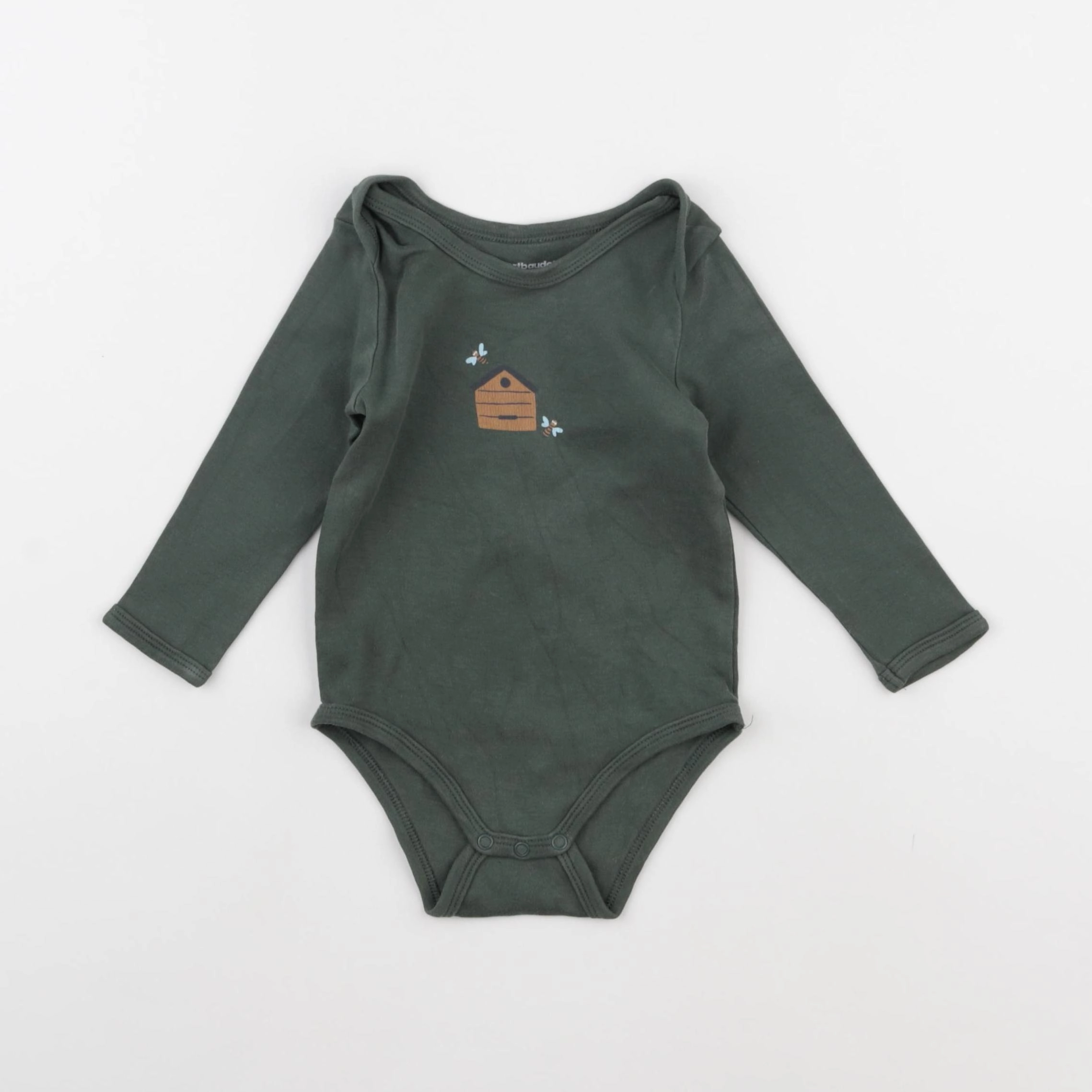 Vertbaudet - body vert - 12 mois