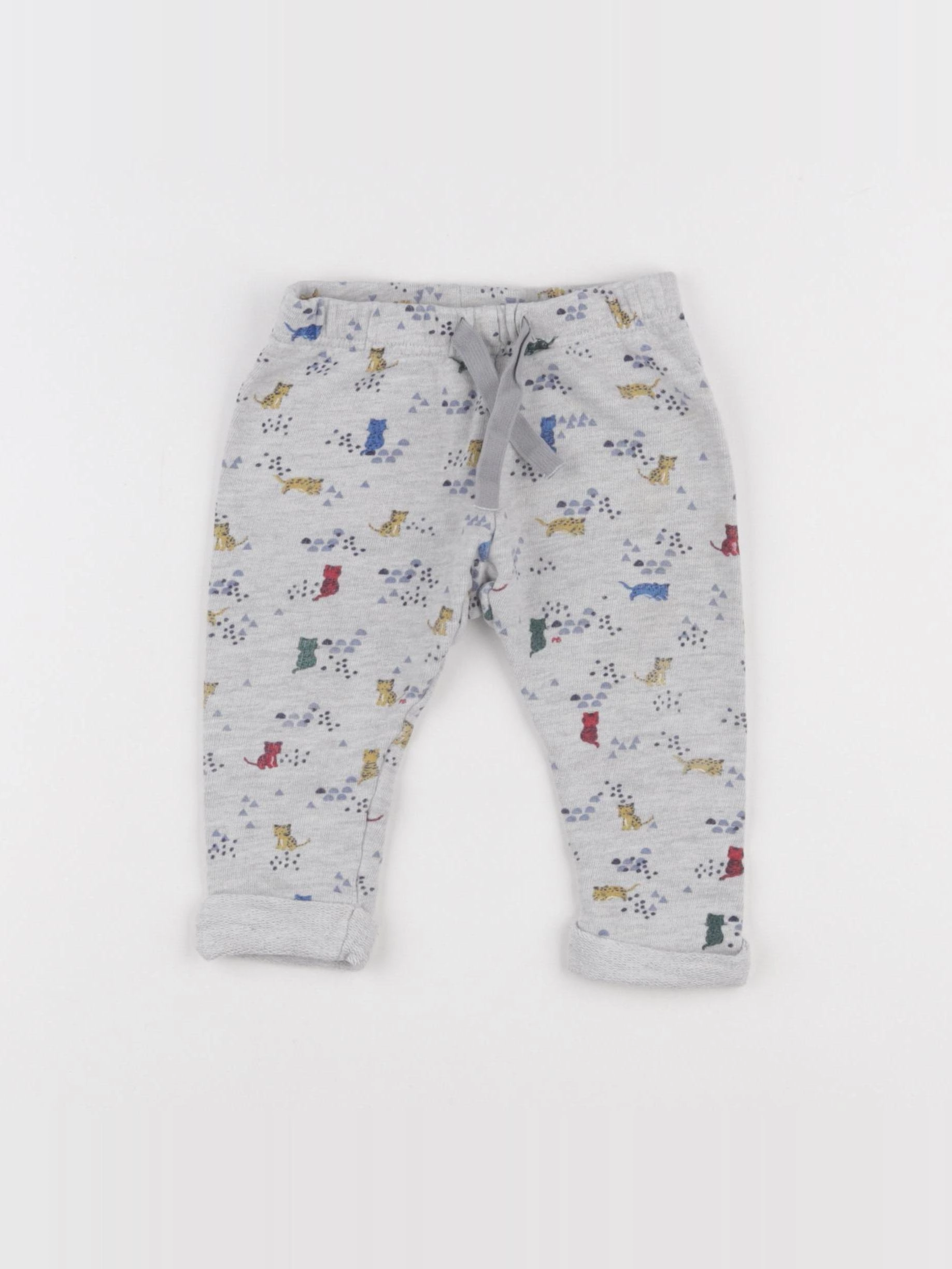Petit Bateau - jogging gris - 12 mois