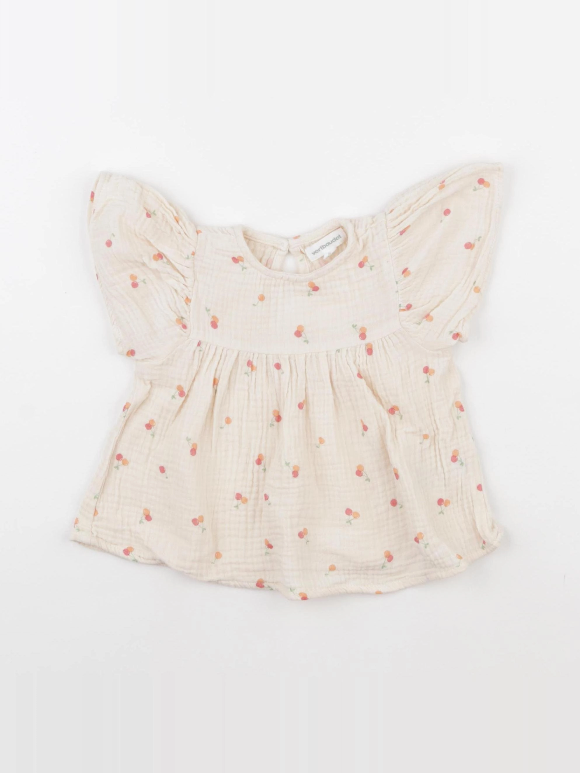Vertbaudet - blouse beige - 3 ans