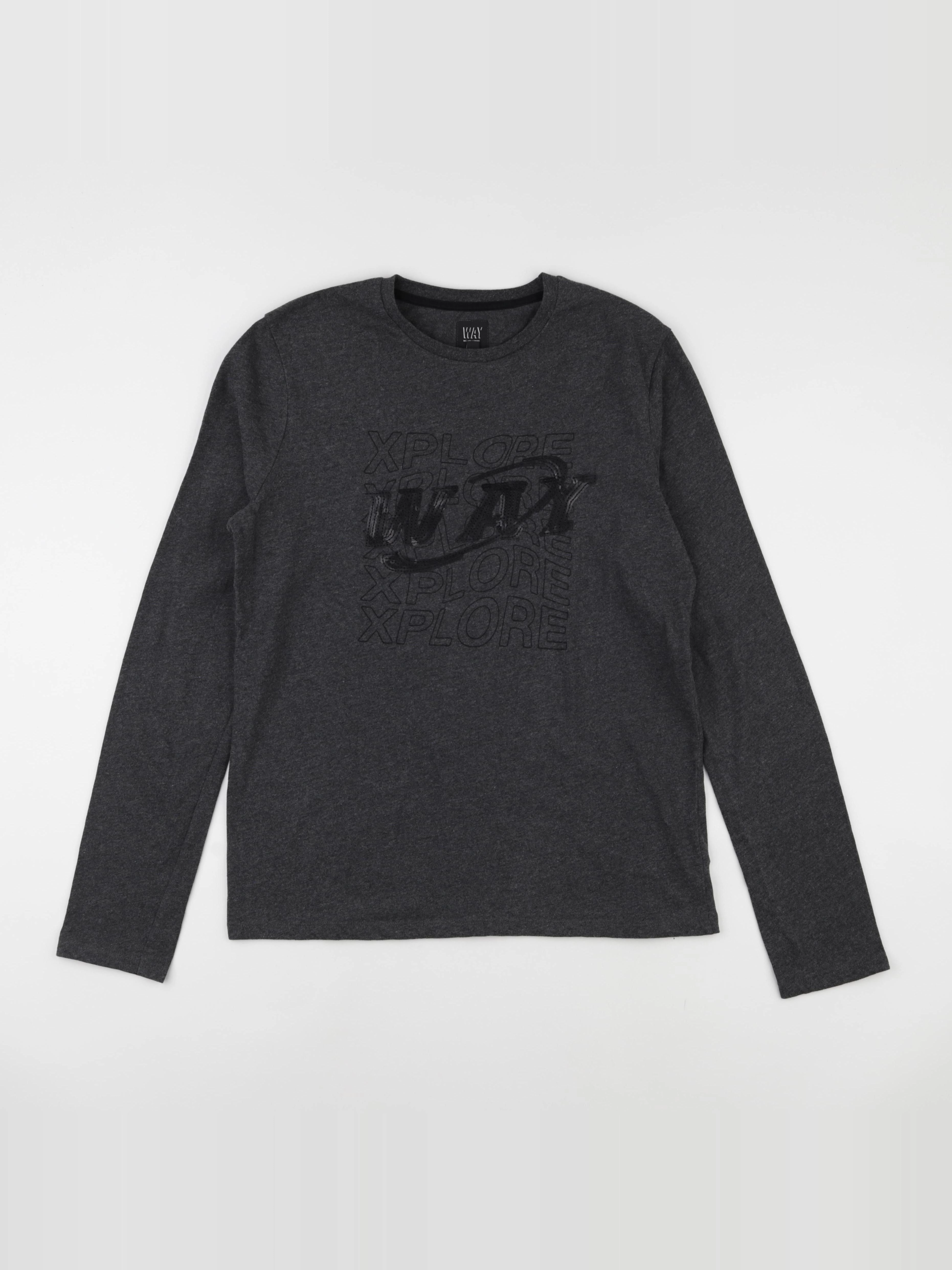 IKKS - tee-shirt gris - 16 ans