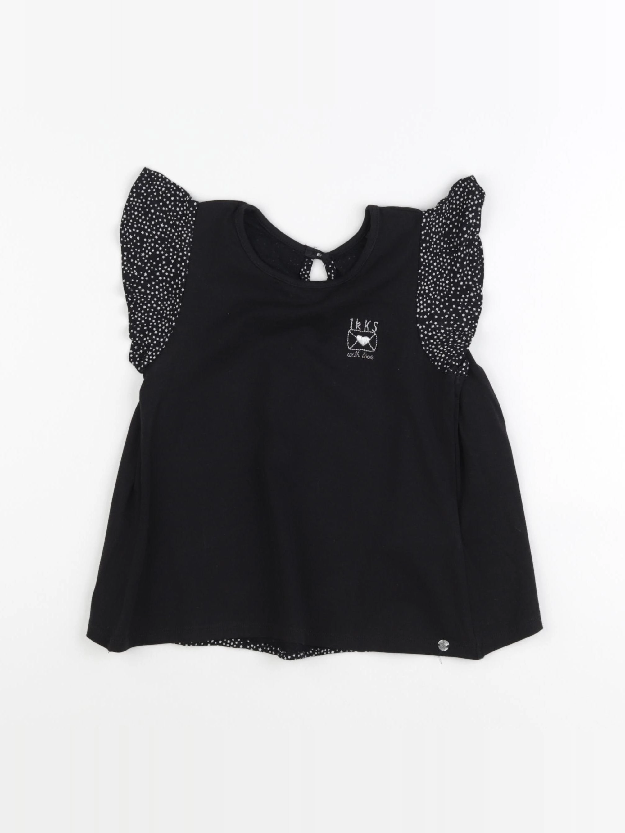 IKKS - tee-shirt noir - 6 ans