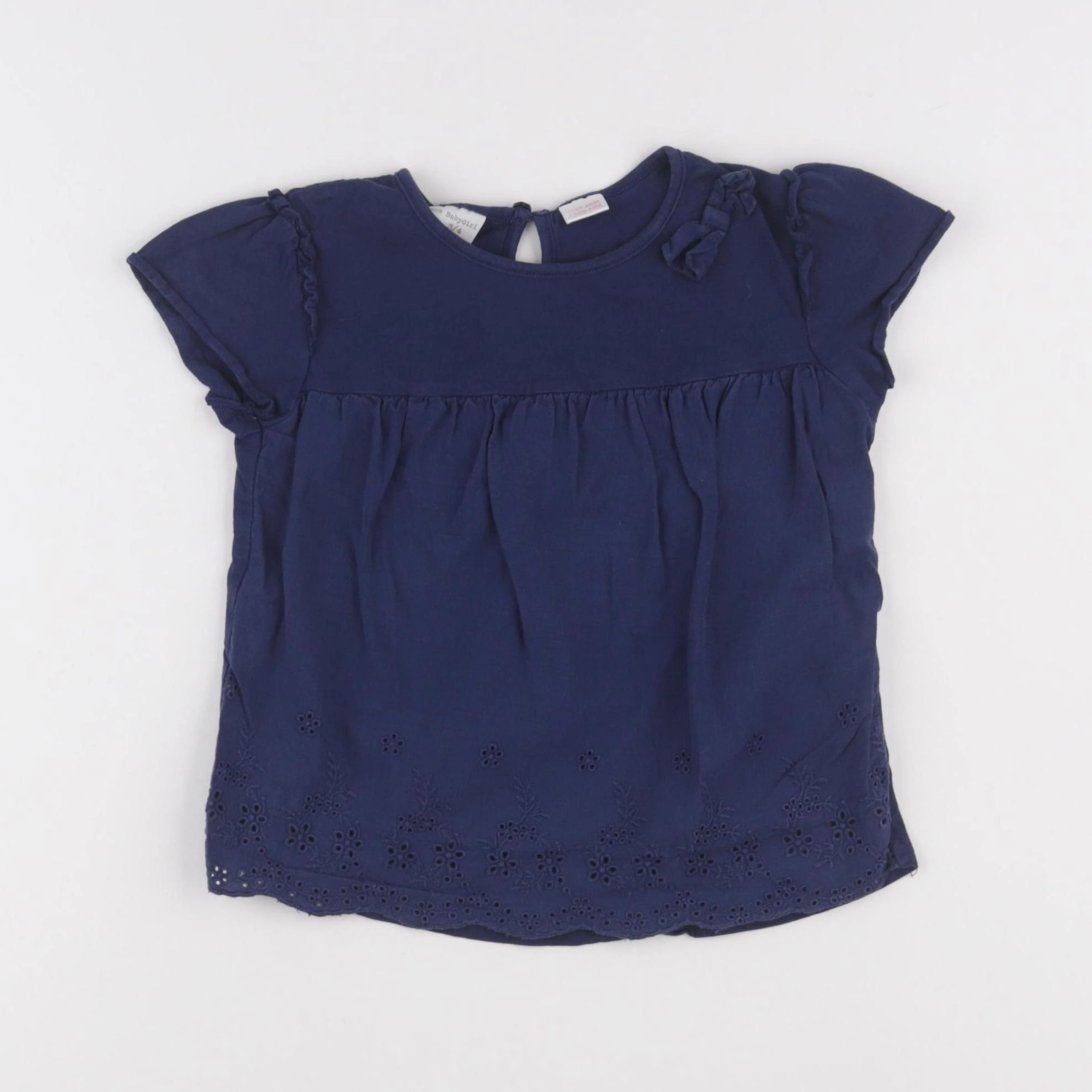 Zara - tee-shirt bleu - 3/4 ans